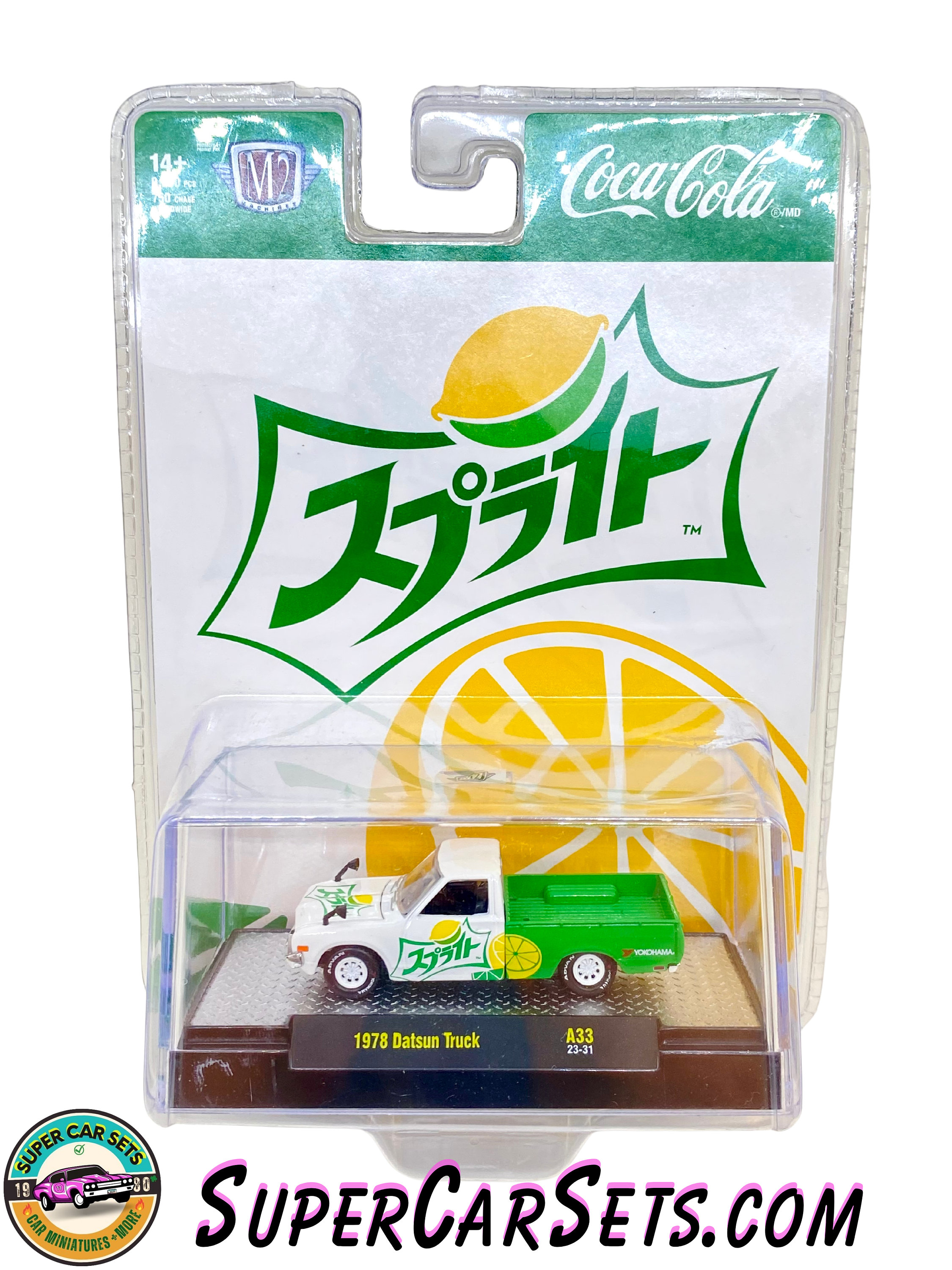 Sprite 1978 Datsun Truck (japanese Supuraito) by M2 Machines Sprite 1978 Datsun Truck (japanese Supuraito) by M2 Machines