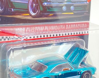 1968 Custom Plymouth Barracuda (metallic Blue Colour) - Hot Wheels