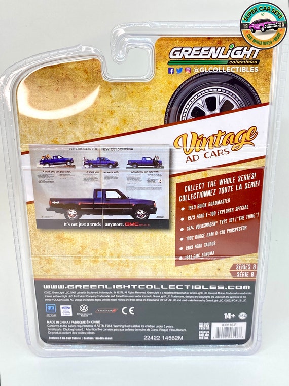 Greenlight Collectibles 39110-CASE 1:64 Vintage Ad Cars Series 8 (Set of 6)