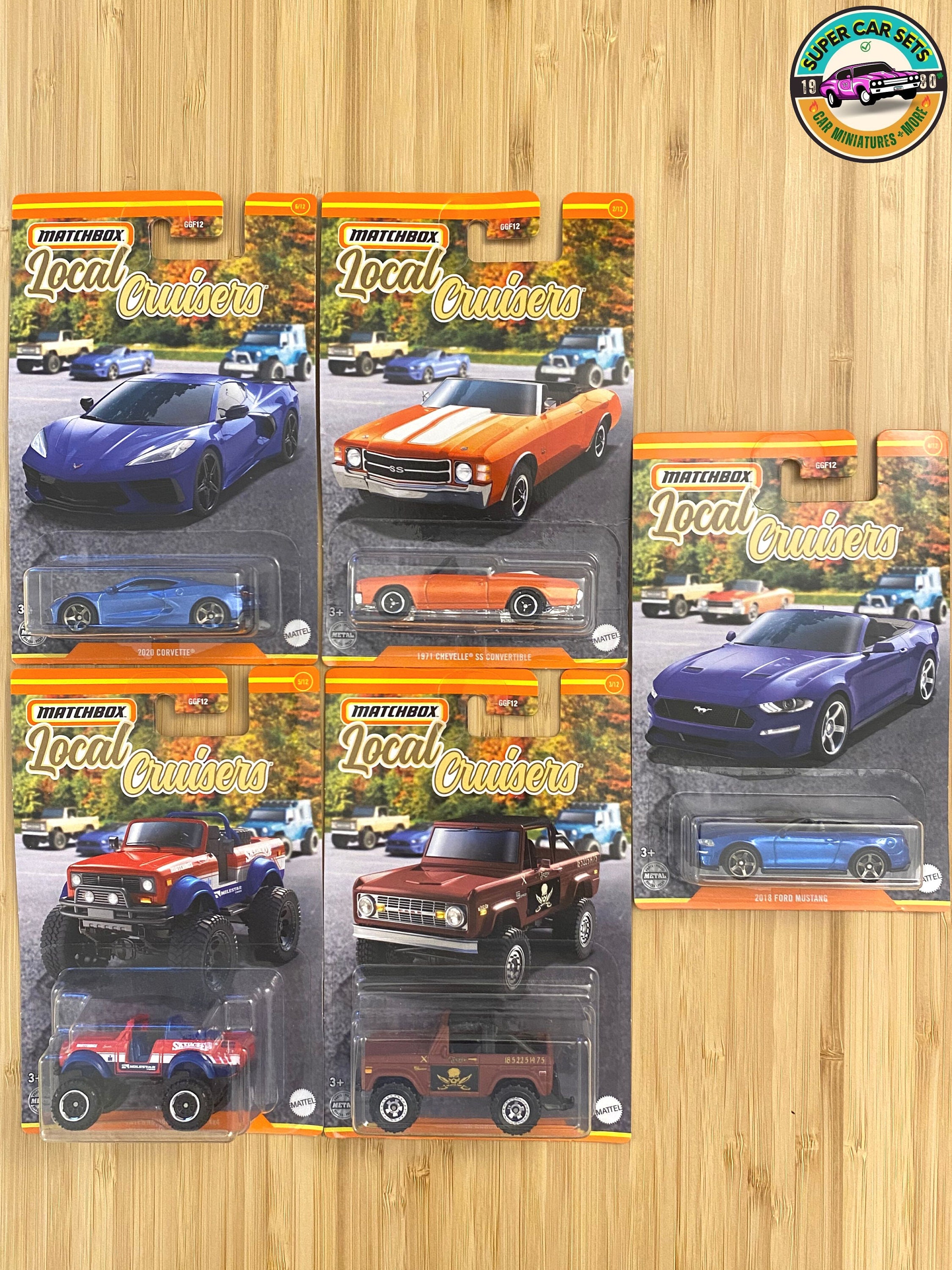 6 Local Cruisers Cars Set From Matchbox - Etsy