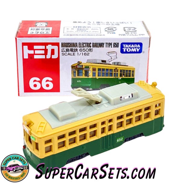 Tomica - (#66) Hiroshima Electric Railway Type 650 (1:162 Scale