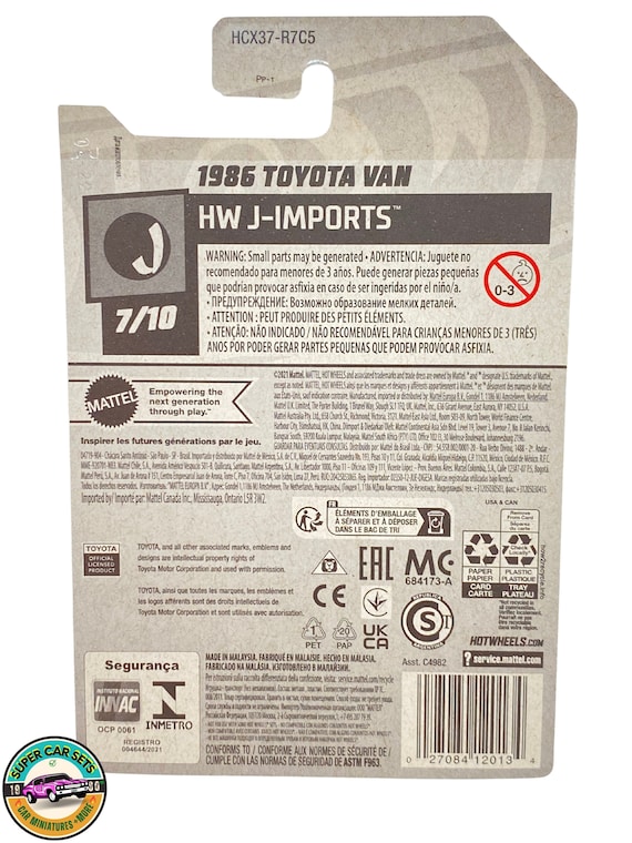 1986 Toyota Van (gray Colour) - Hot Wheels HW J-imports 2022 (7/10