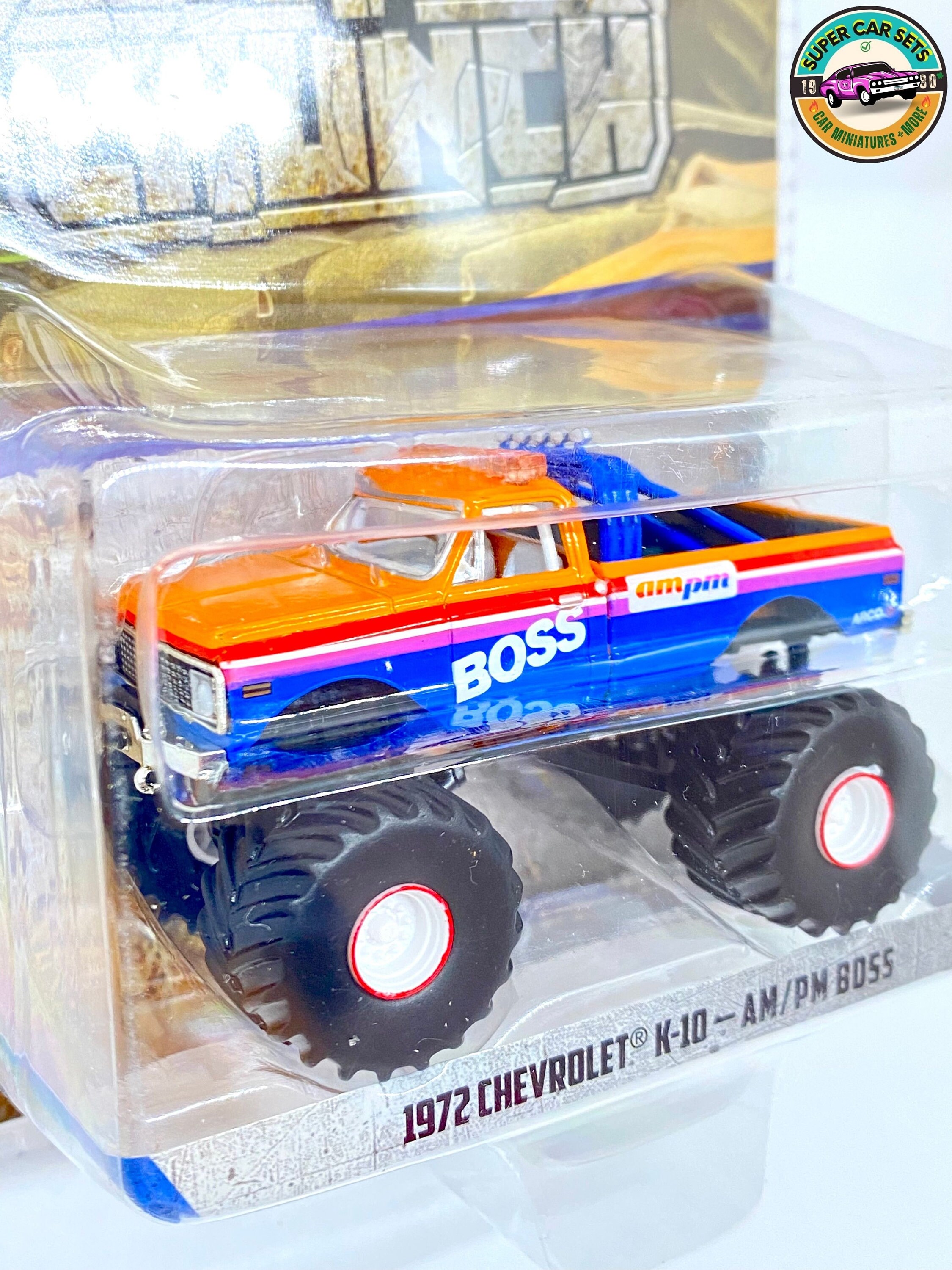 Camion Chevrolet K-10 AM/PM Boss 1972 - Miniature 1:64 Greenlight - Neuve