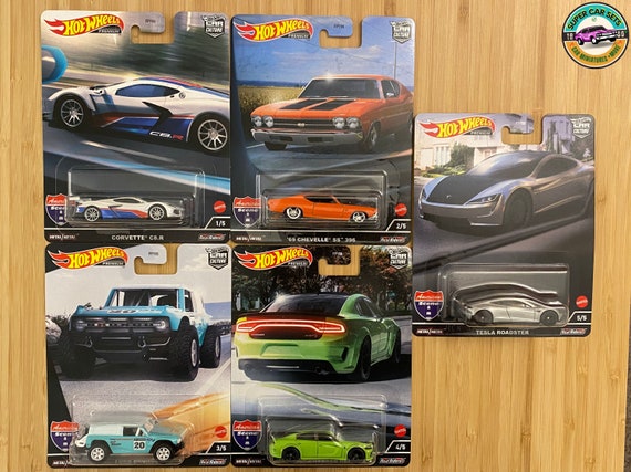 All 5 Cars American Scene - Hot Wheels Premium - Etsy