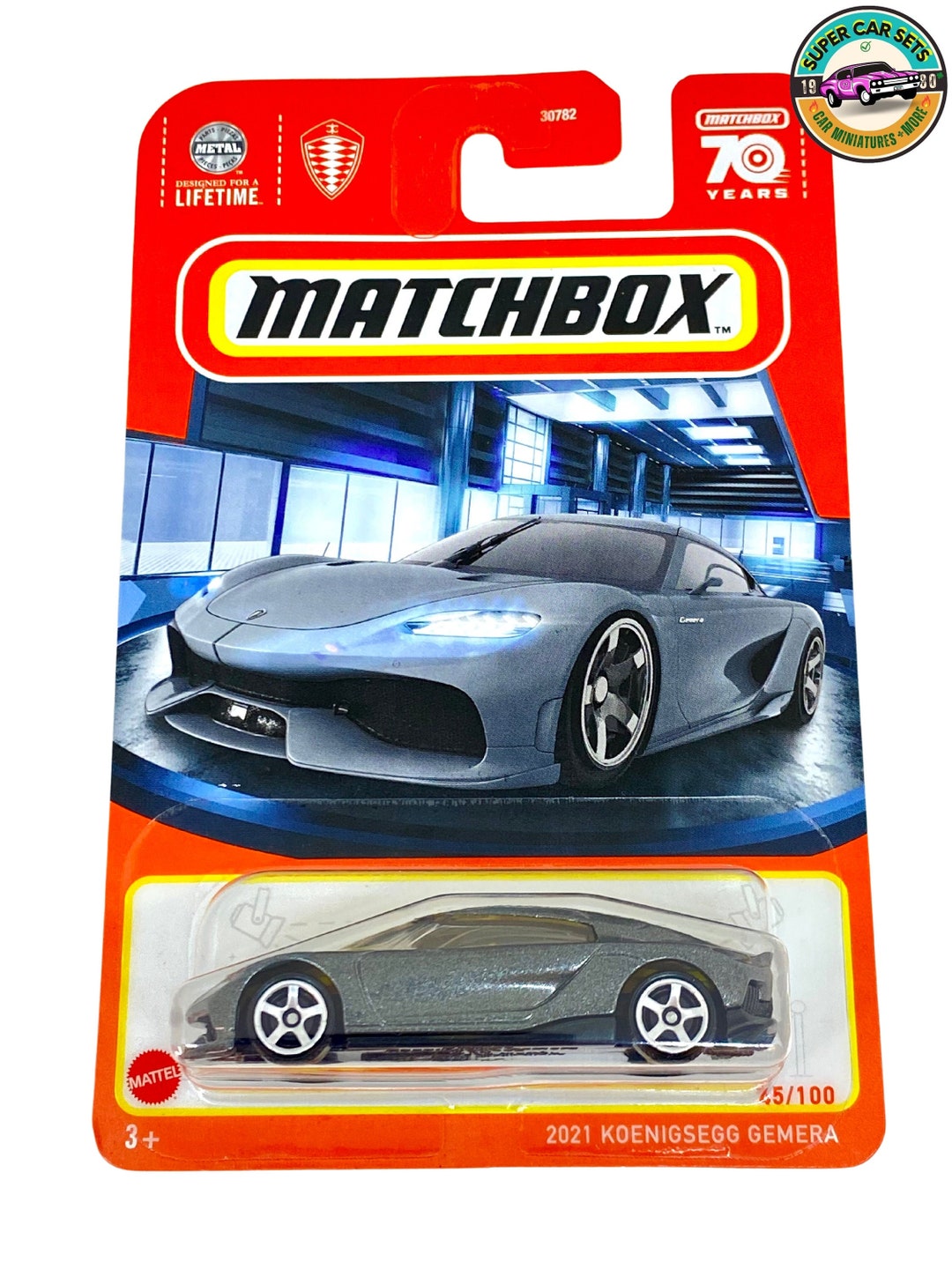 Matchbox 2021 Koenigsegg Gemera 45/100 dark Grey Colour Etsy