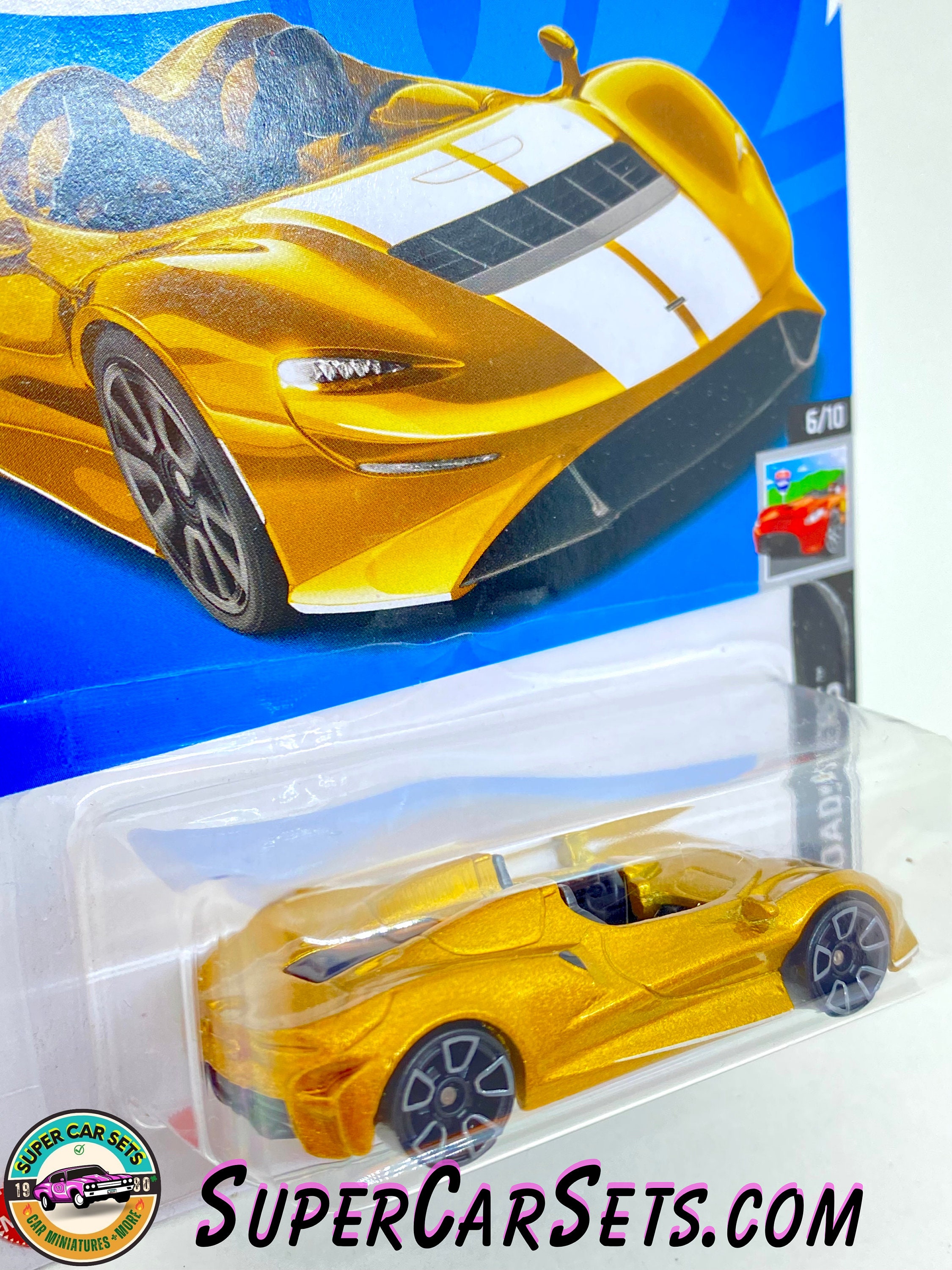 Mclaren Elva (golden) - Hot Wheels HW Roadsters 2023 (6/10) (82