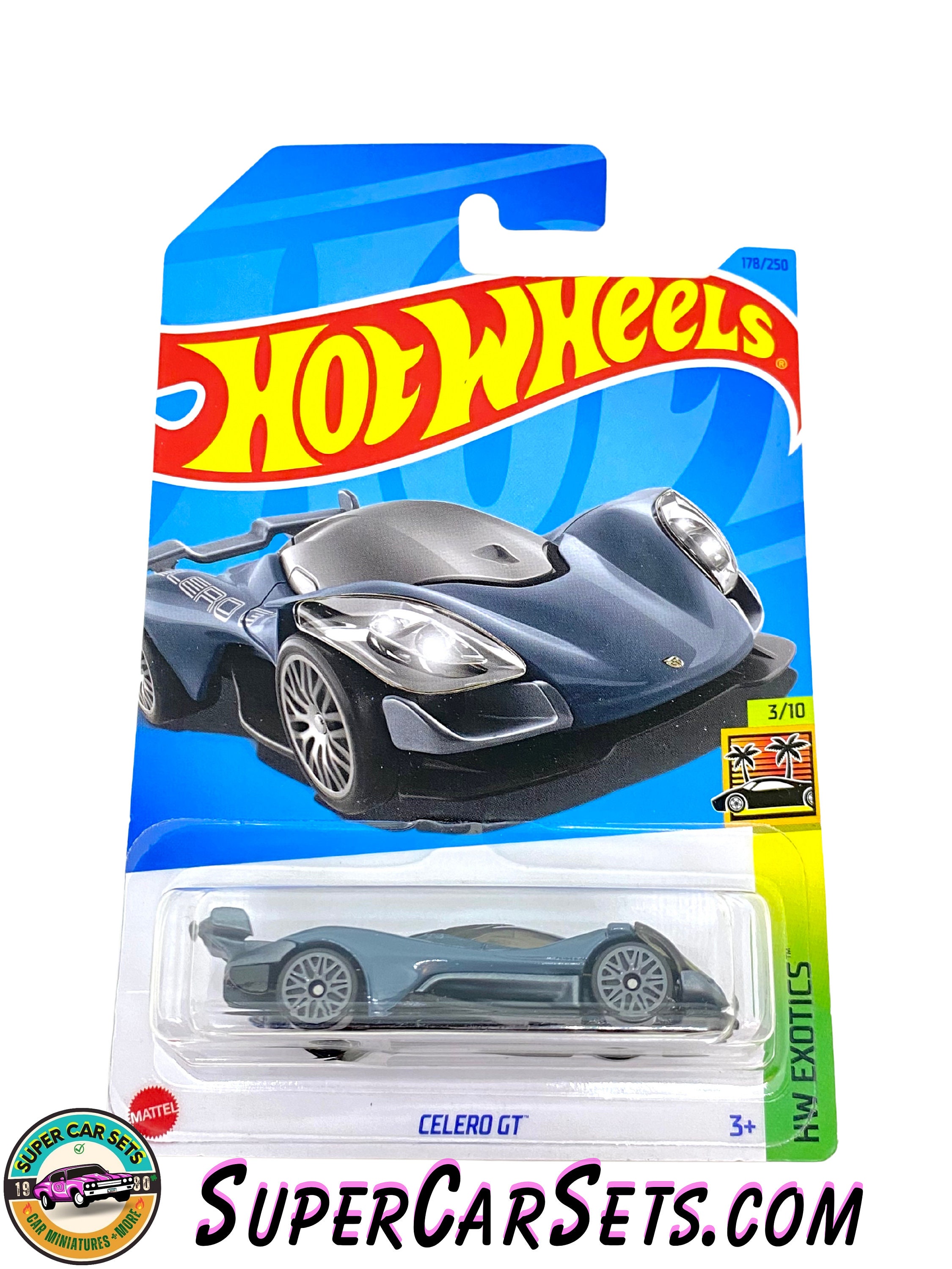 ミニカー Hotwheels STH CELERO. GT Amazon.com: Hot Wheels Celero GT, HW Exotics 3/5 [gray] 178