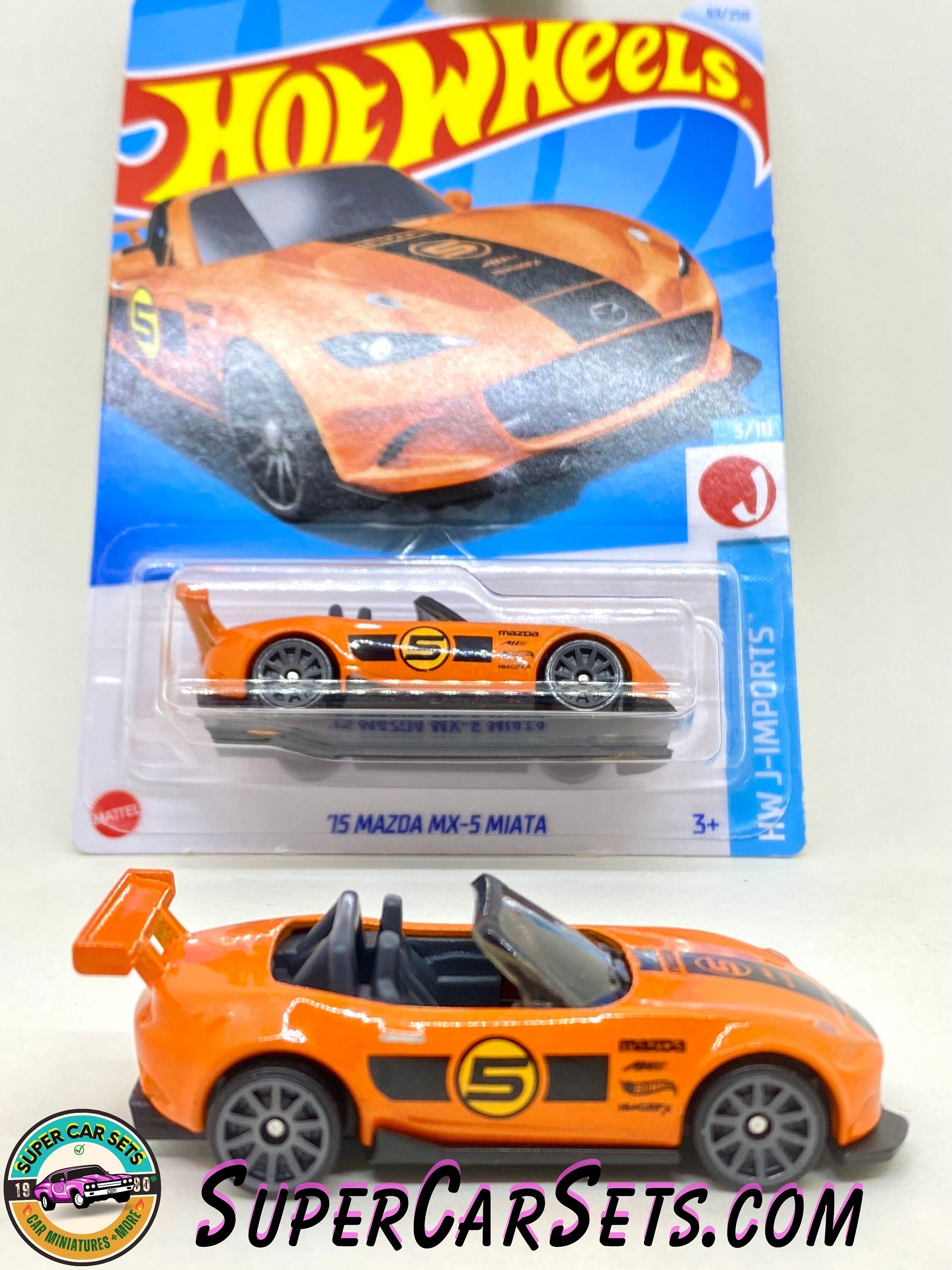 15 マツダ MX-5 ミアータ（オレンジ） - ホットウィール HW J-Imports