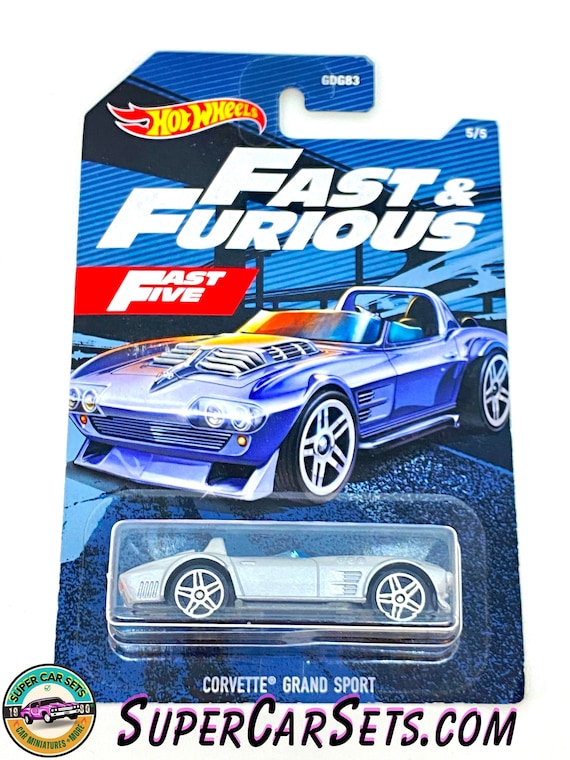 Fast and Furious 2021 (5/5) Corvette Grand Sport - Hot Wheels - Etsy