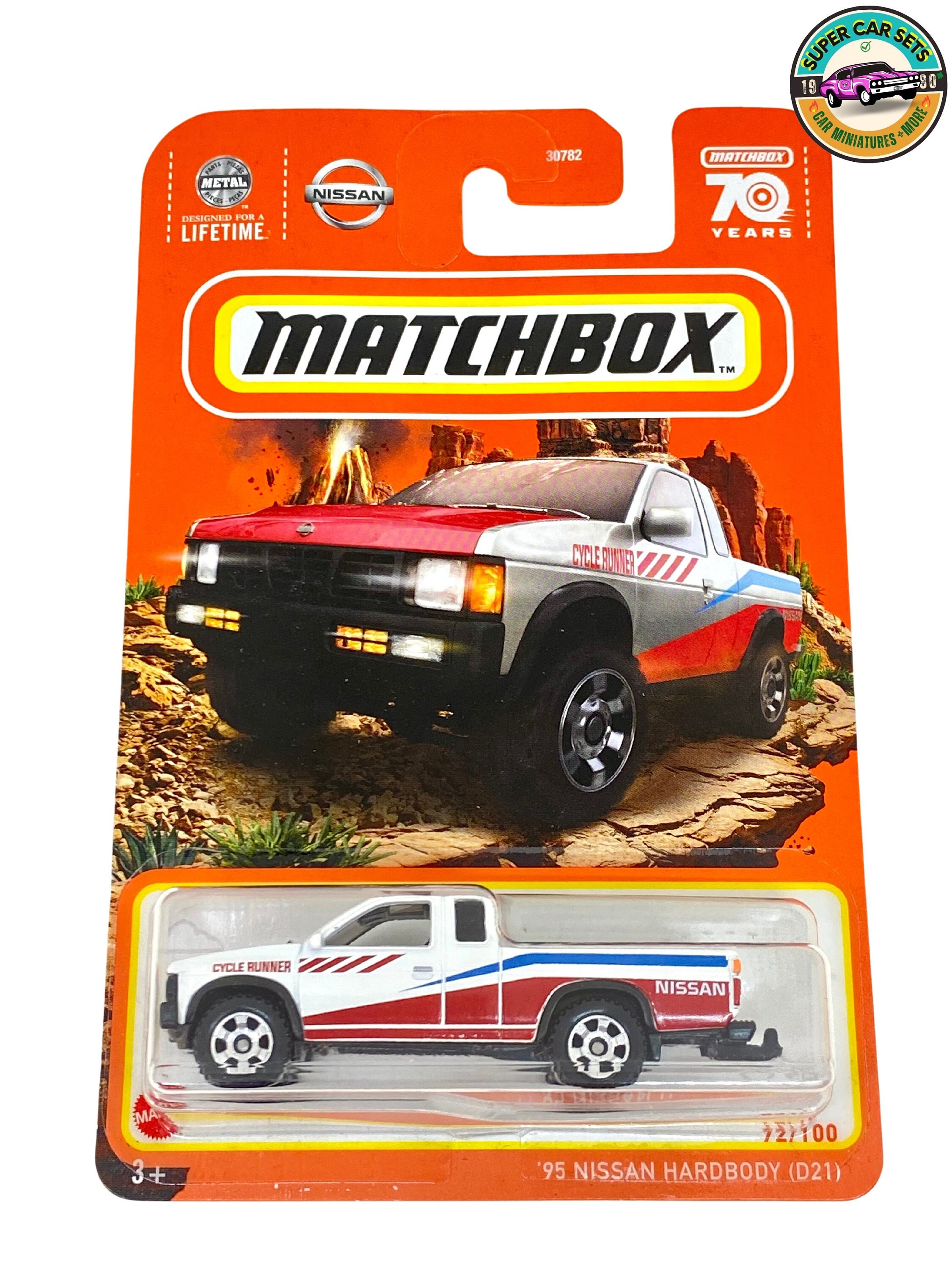 Matchbox 94 Nissan Hardbody 2台セット Matchbox - '95 Nissan Hardbody (D21) - (white, Red, and Blue) - Etsy