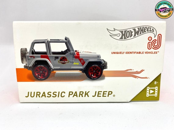 Parque Jurásico Jeep Hot Wheels ID jurassic park verde Parque Jurásico Jeep Hot Wheels ID