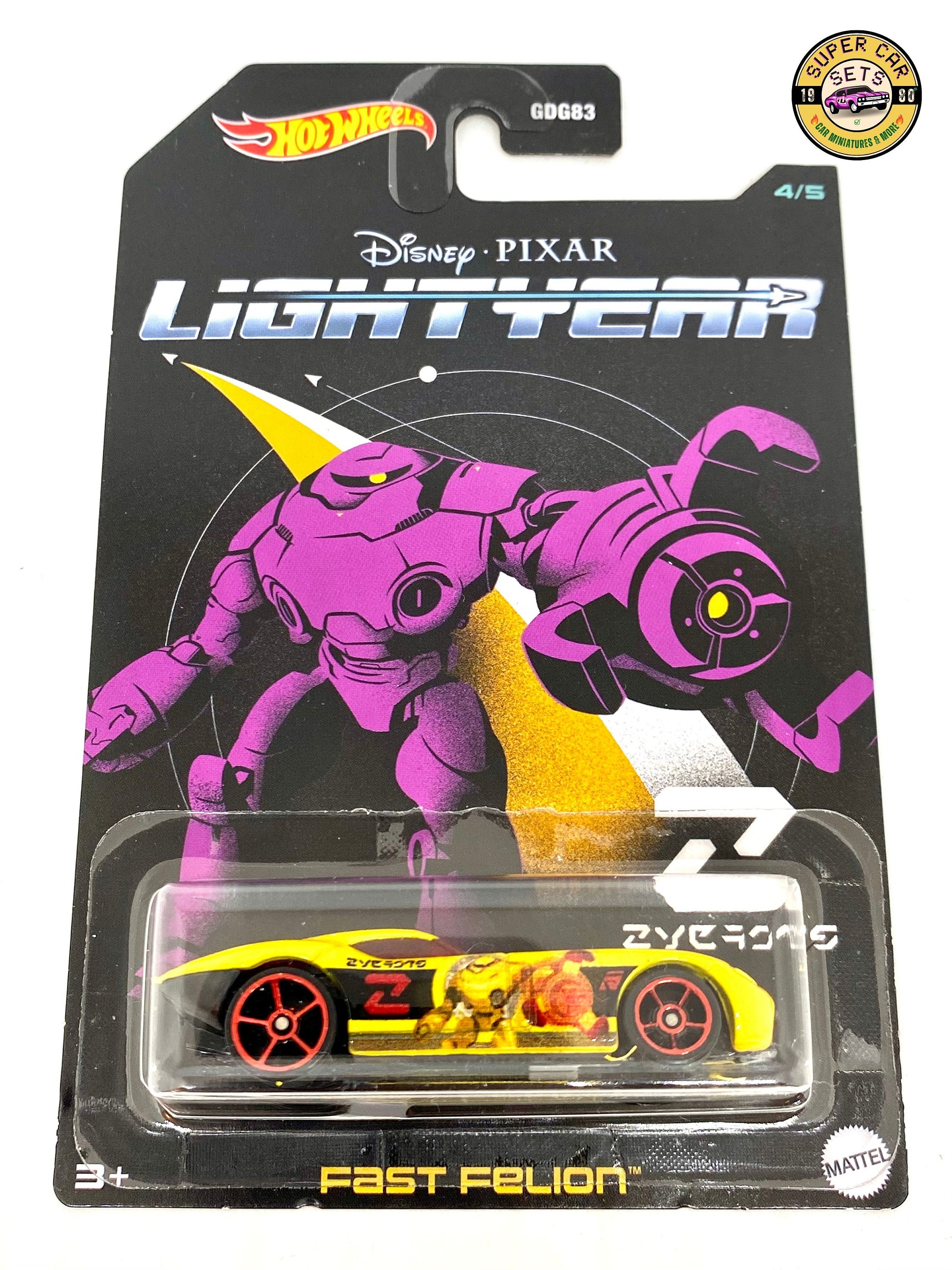 ホットウィール全5台 - ディズニー/ピクサー - ライトイヤー