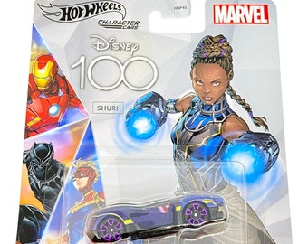 Marvel Shuri - Hot Wheels Character Cars Disney 100 Years - Etsy