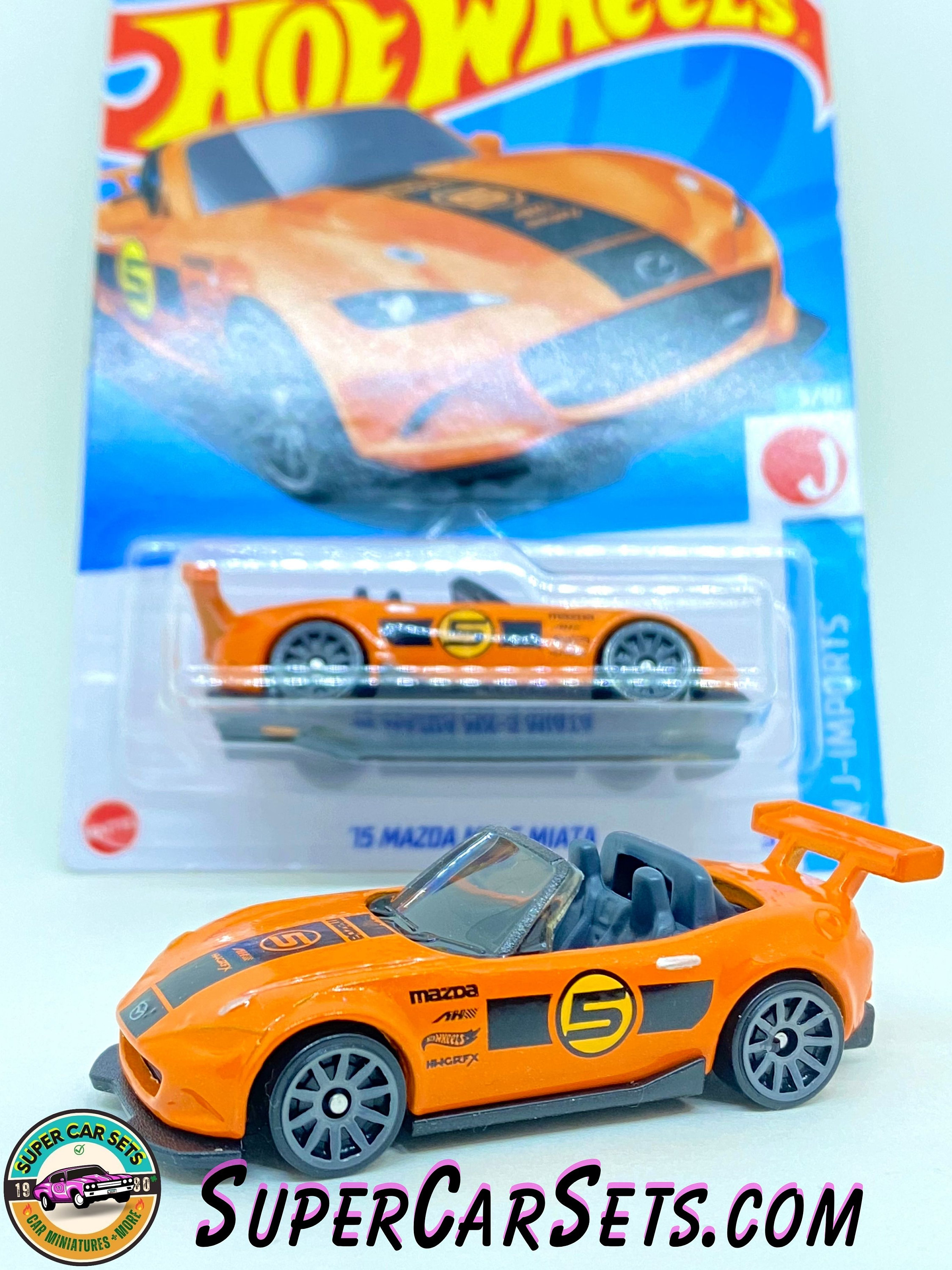 15 マツダ MX-5 ミアータ（オレンジ） - ホットウィール HW J-Imports
