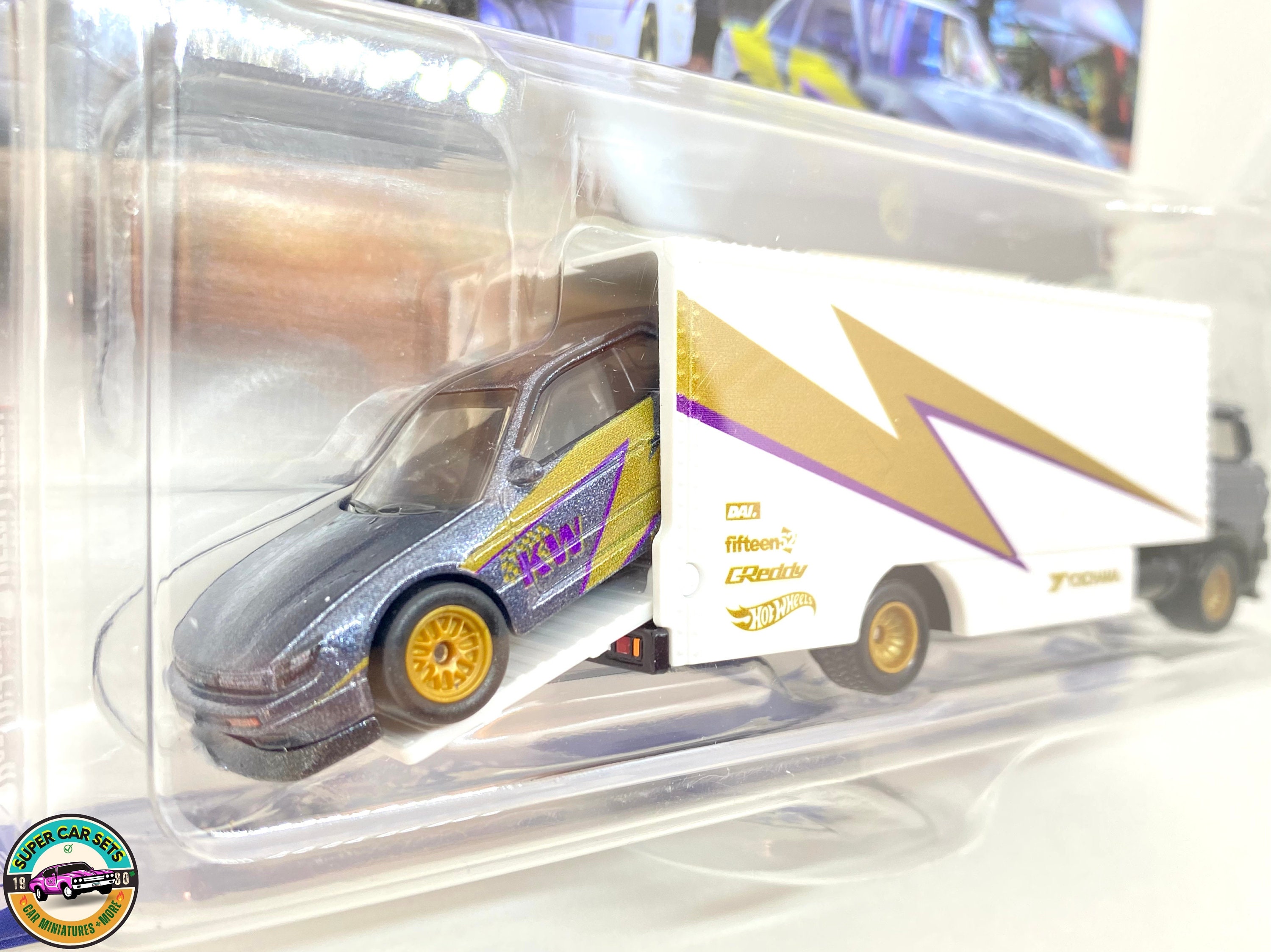 Nissan Silvia (S13) + Sakura Sprinter - Hot Wheels Team