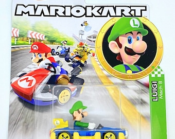 Luigi - Mach 8 - Mario Kart Hot Wheels