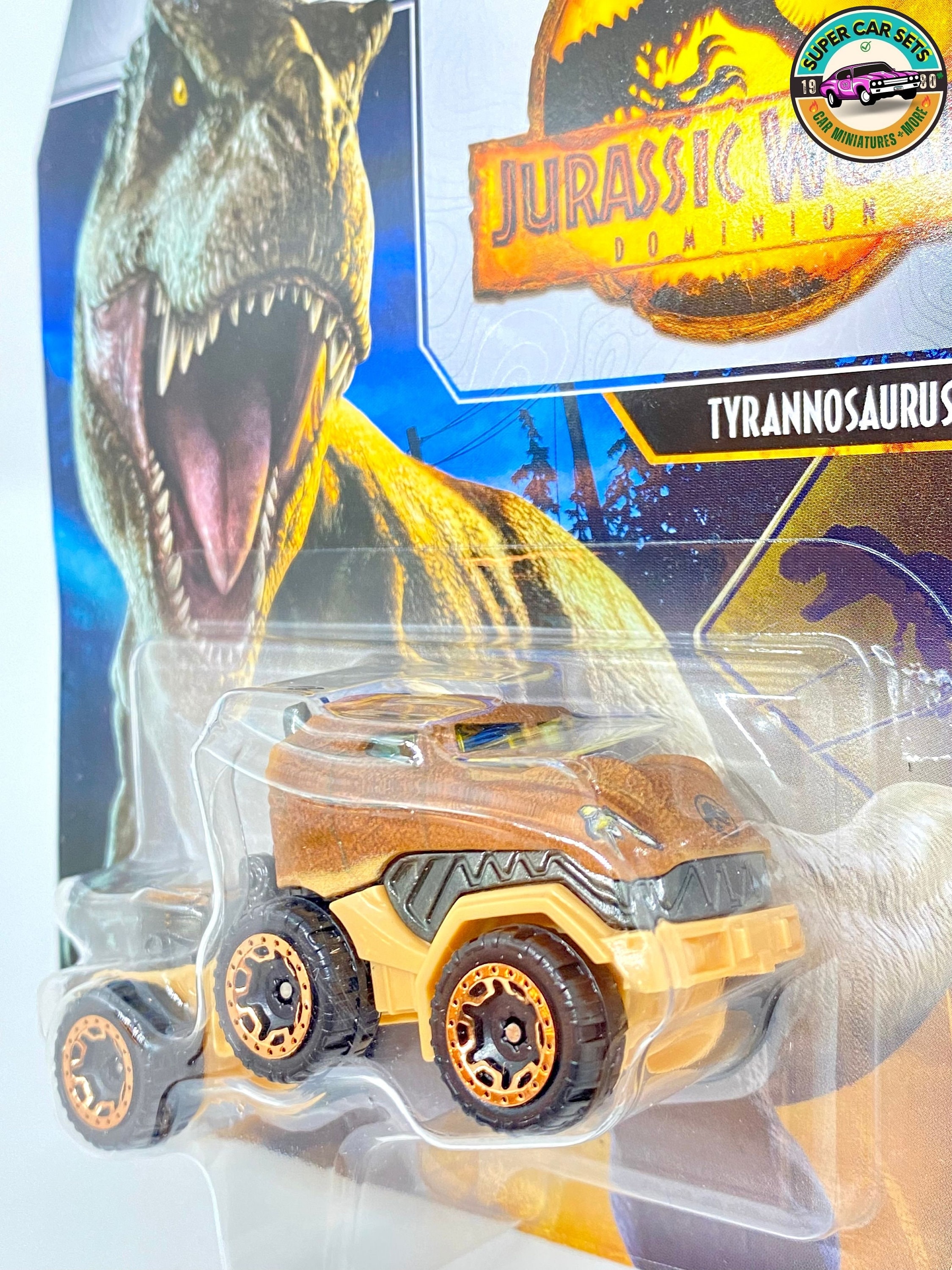 Tyrannosaurus Rex GIGANTESCO Jurassic World com Hot Wheels 