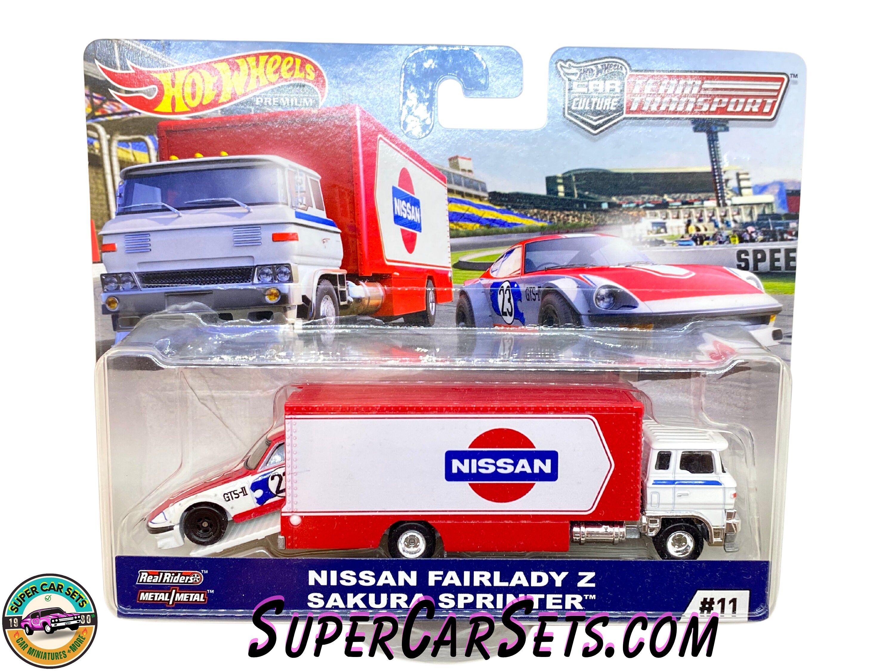 ホットウィール チームトランスポート 日産 フェアレディZ サクラスプリンター Nissan Fairlady Z Sakura Sprinter - Hot Wheels Team Transport (#11