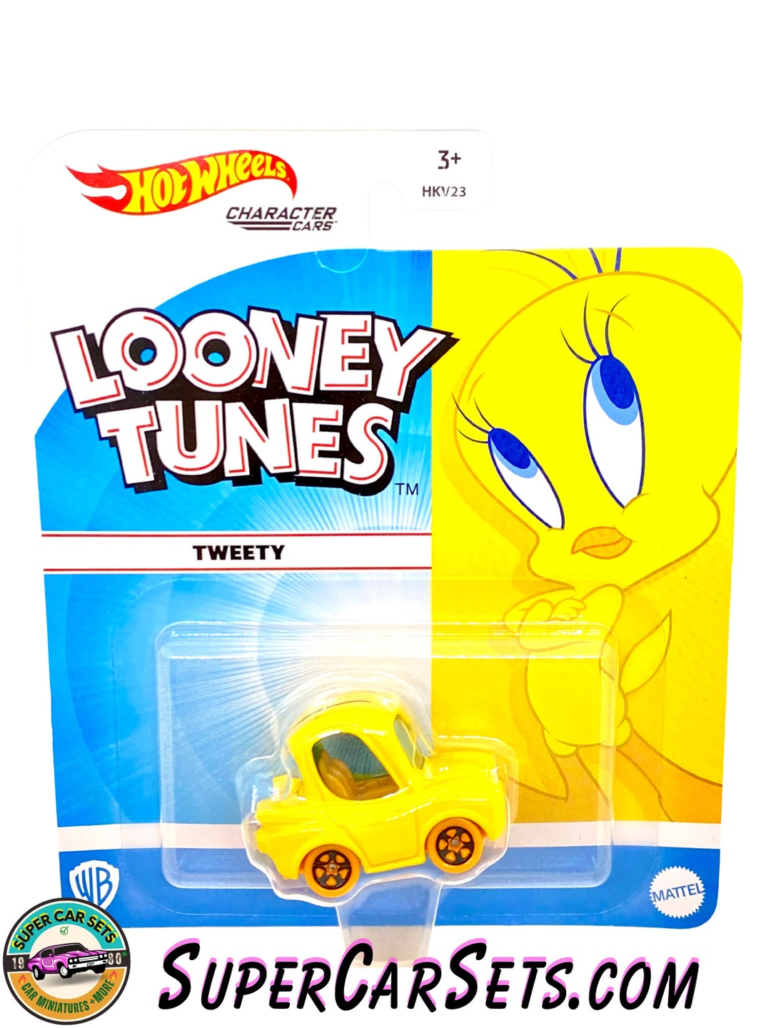 Tweety - Looney Tunes - Hot Wheels Character Cars - Etsy Canada