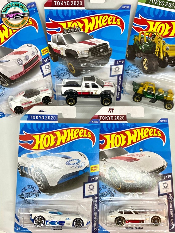 Set de 5 coches Hot Wheels Juegos Olímpicos Tokio 2020 -  España