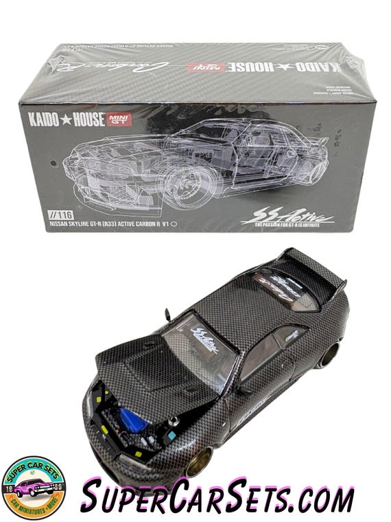 限定MINIGT KAIDO★HOUSE GT-R (R33) 116 チェイス Kaido House + Mini GT 1:64 Nissan Skyline GT-R (R33) Active