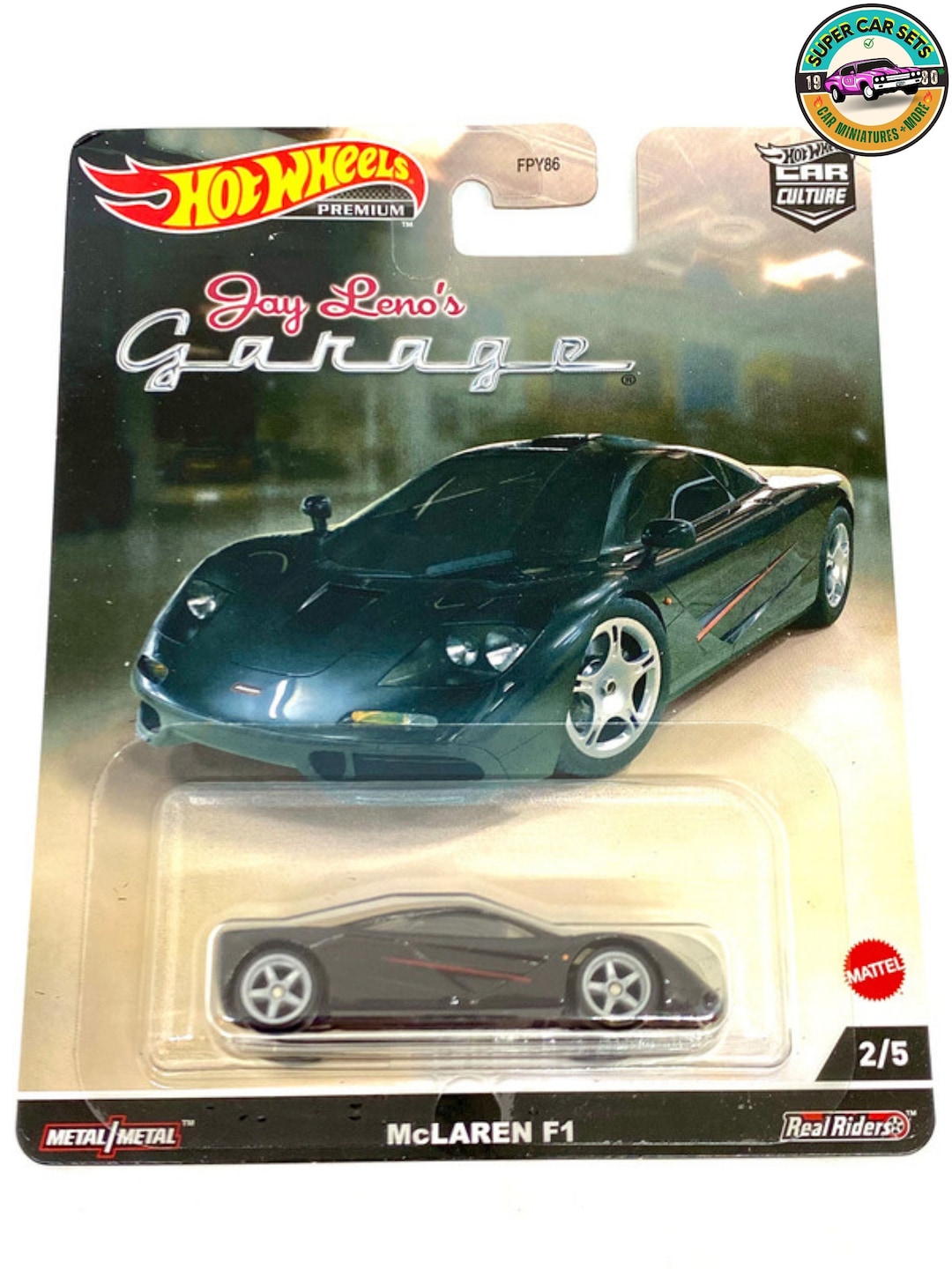 Mclaren F1 From Jay Leno's Garage - 2/5 Hot Wheels - Premium - Car