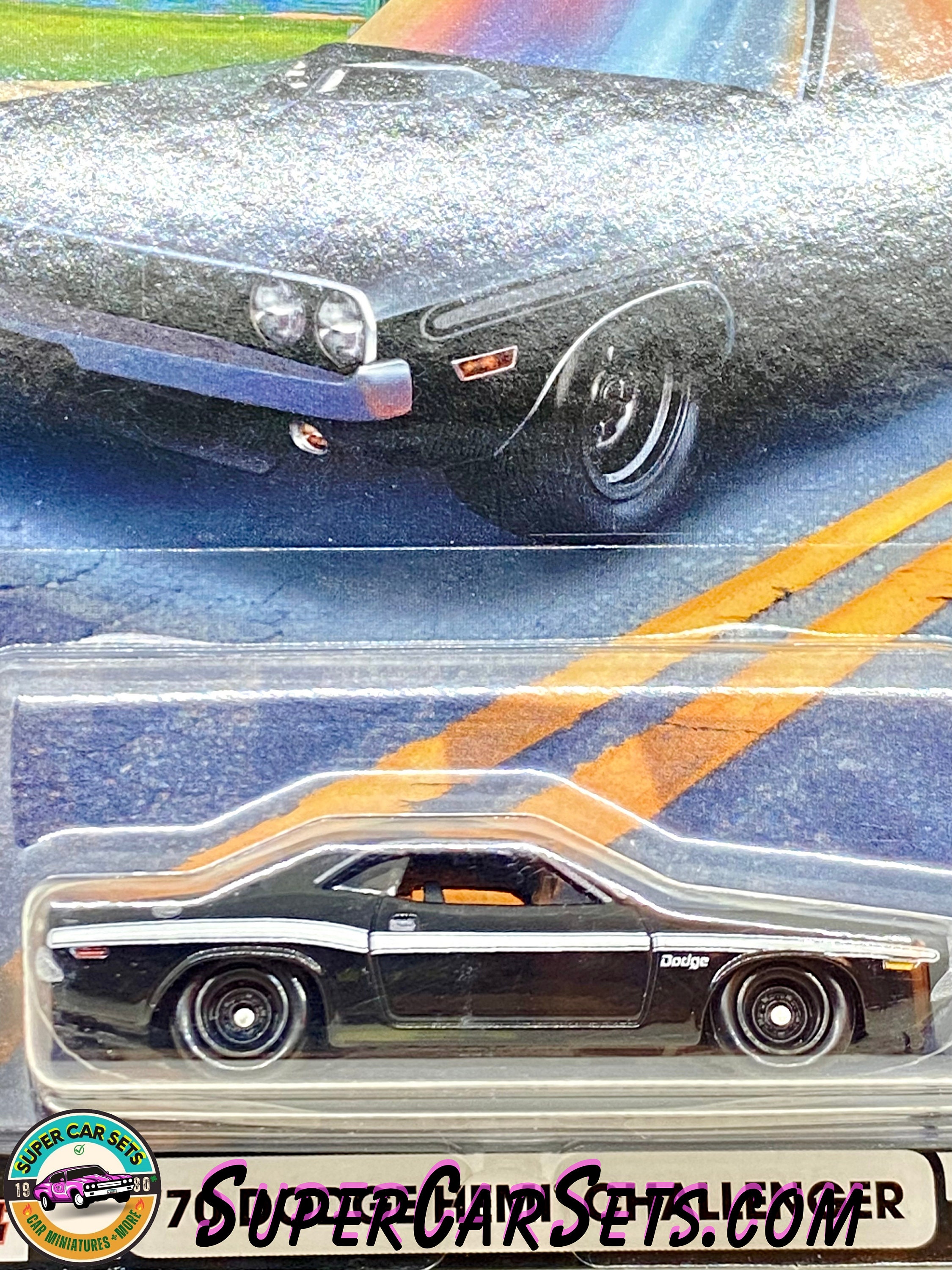 新品10個セット　ホットウィール ブールバード - ’70 ダッジ ヘミ チャレ Hot Wheels 1970 Dodge HEMI Challenger-Purple- Set of (2) 10