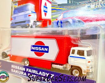 Nissan Fairlady Z Sakura Sprinter - Hot Wheels Team Transport (#11
