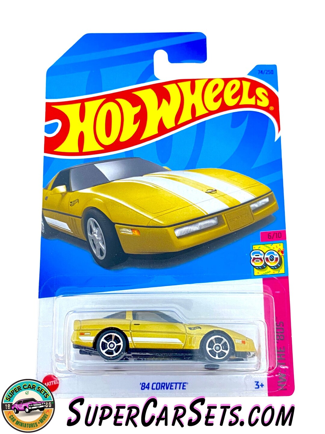 84 Corvette Hot Wheels - HW: the '80s 2023 (6/10) - Etsy