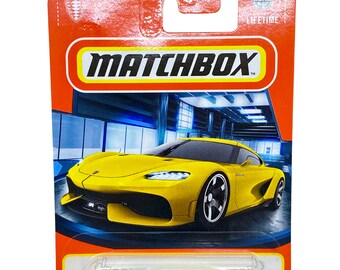 Matchbox 2024 – Koenigsegg Gemera #74, Modèle 1:64, Jaune Vif – Collection Fast & Furious | Neuf Sous Blister