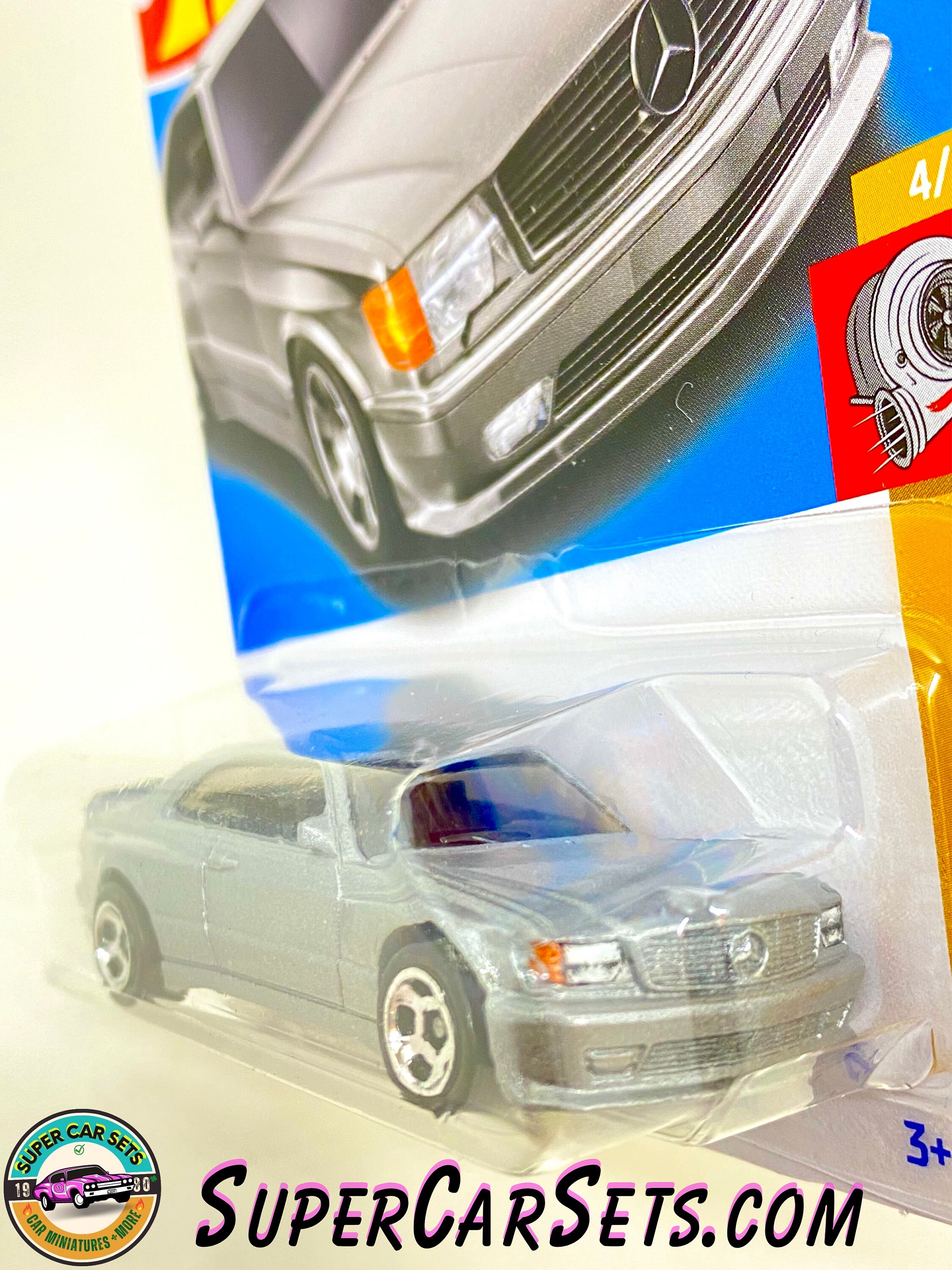 ミニカー Hot Wheels 1989 Mercedes vs DODGE VAN Hot Wheels Lot Of 4 2023 #150 New Model 1989 '89 Mercedes