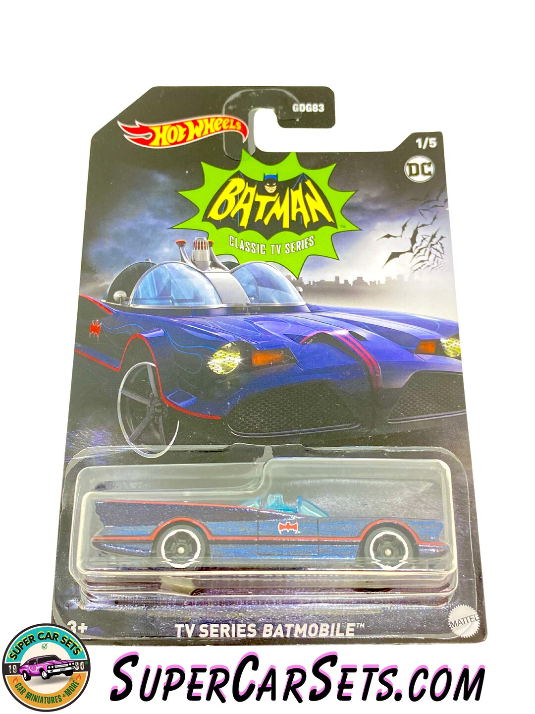 TV Series Batmobile (card Slightly Cracked) - Hot Wheels DC Batman 2023 ...