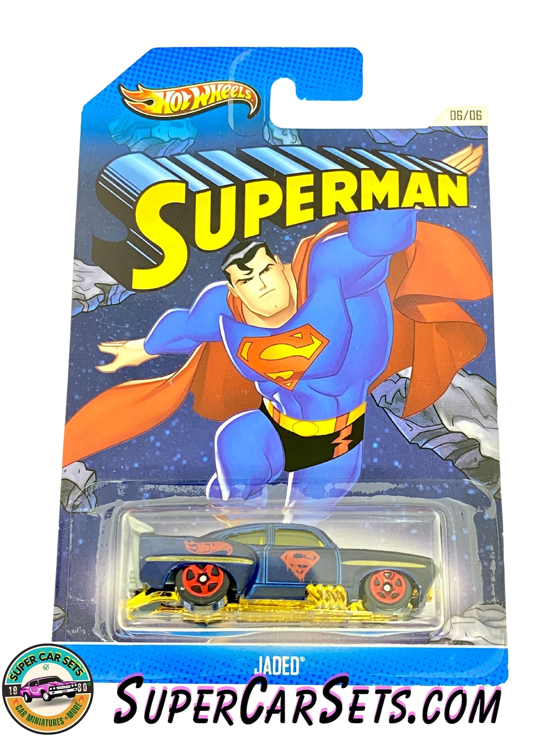 Hot Wheels Superman Series (6/6) Jaded (card Aged)
