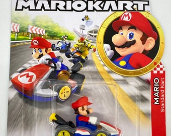 Hot Wheels Mario Kart Mario, Standard Kart Vehicle 