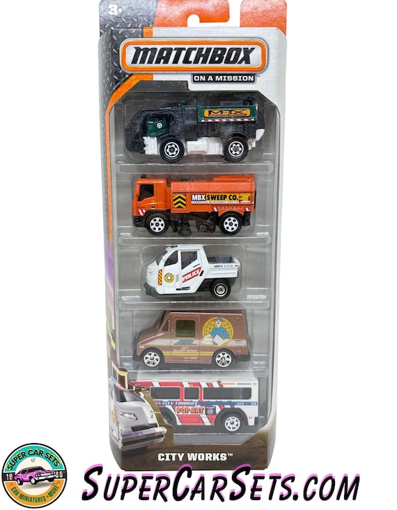 Matchbox 2015 5-pack City Works (CJM05) - Garbagegulper - MBX
