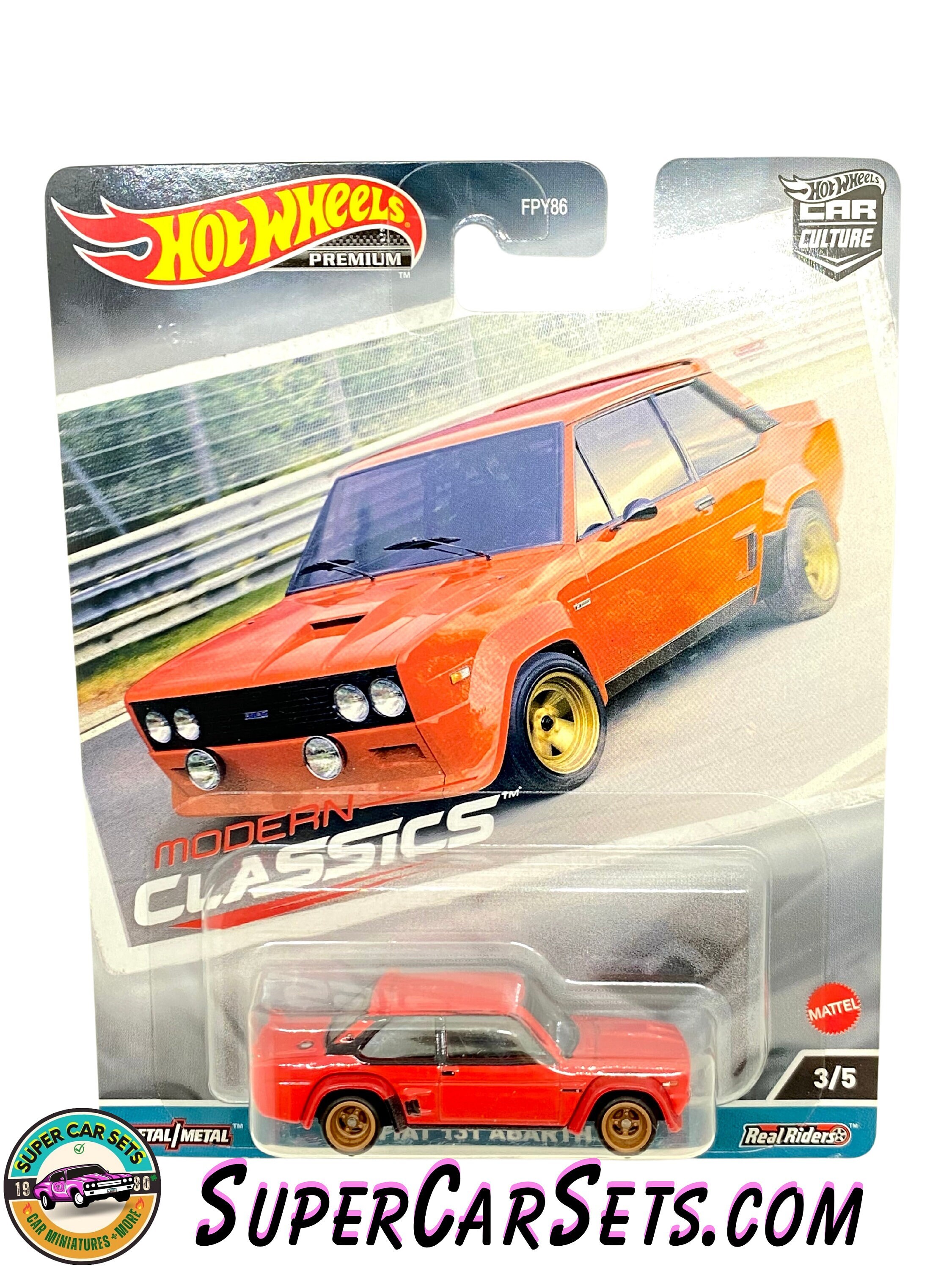 Fiat 131 Abarth - Hot Wheels Premium Car Culture Modern Classics