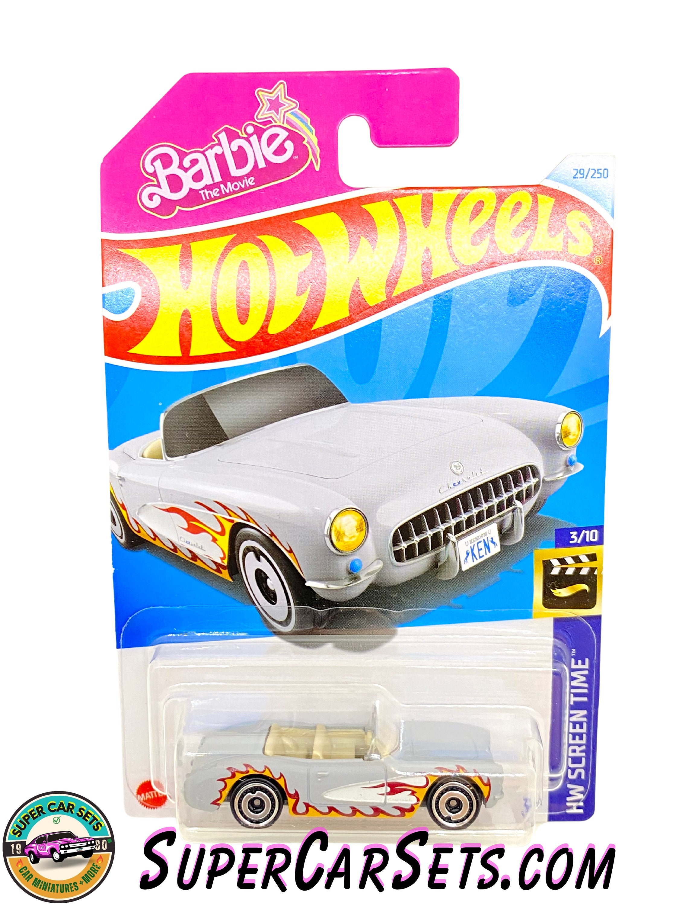 1956 Corvette (barbie) - Hot Wheels HW Screen Time 2024 (3