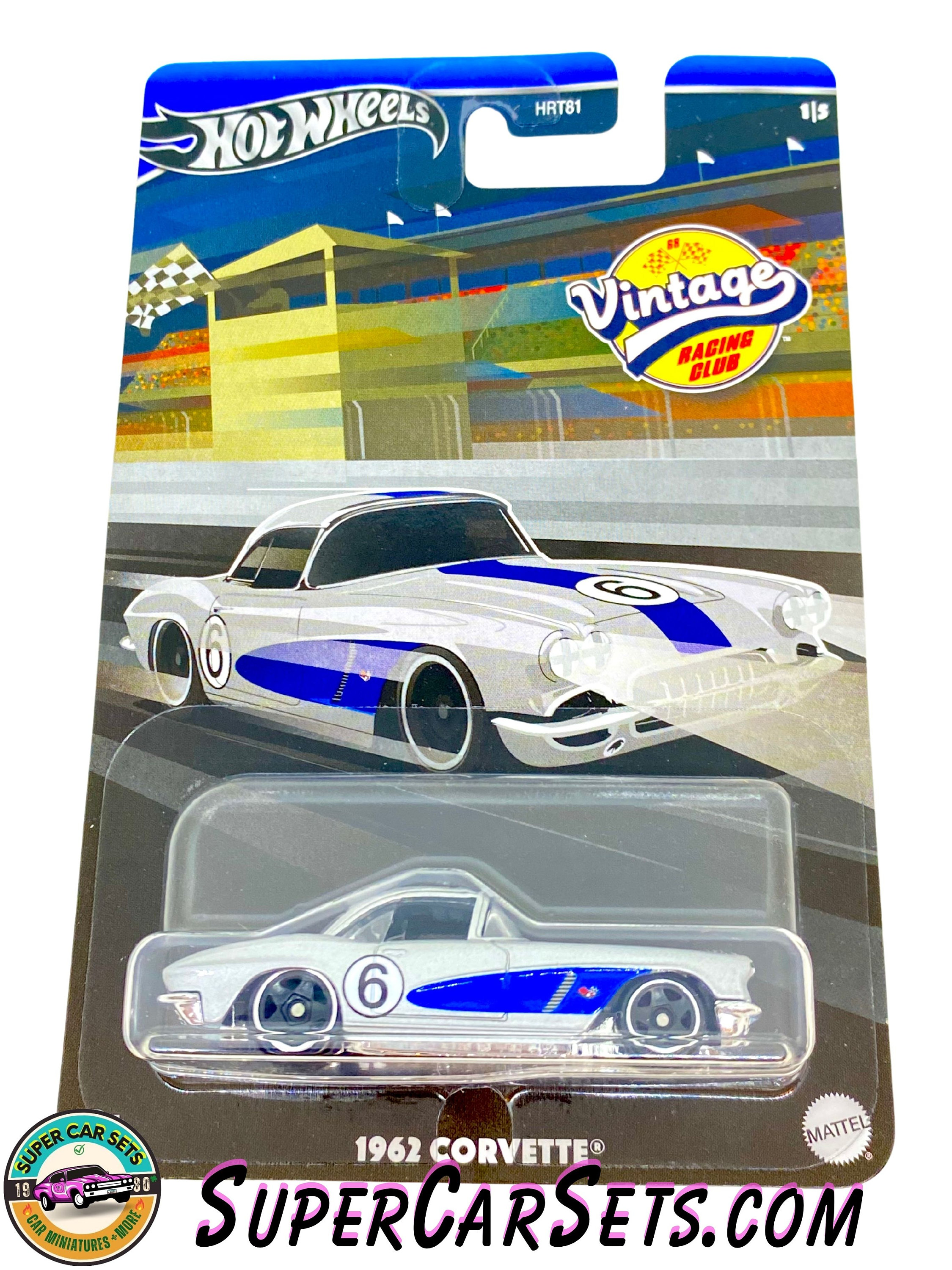 1962 Corvette - Hot Wheels Vintage Racing Club - 2024 - Mix 2 (1/5