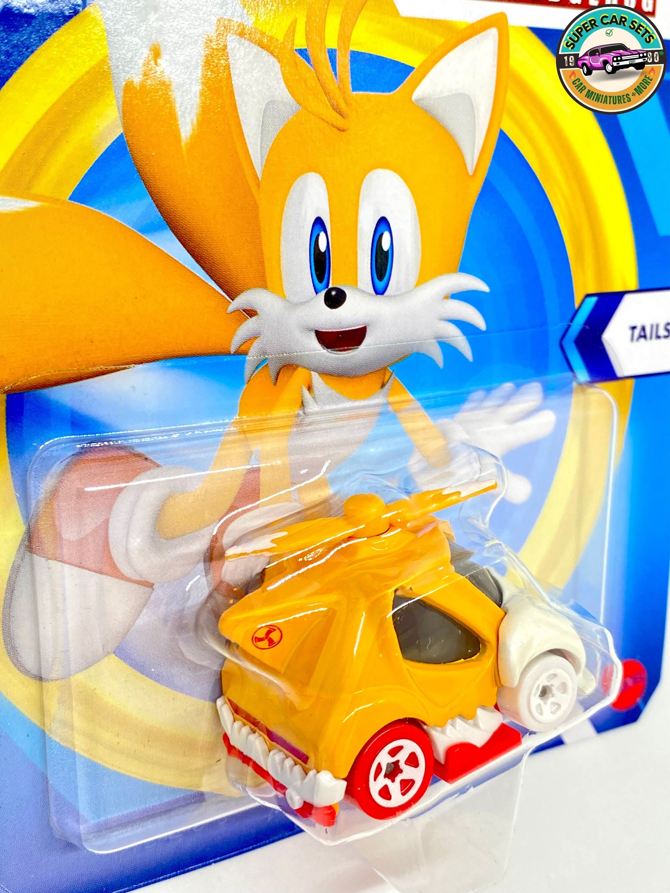 Hot Wheels Character Cars Sonic The Hedgehog Diecast 1:64 Scale (Tails)