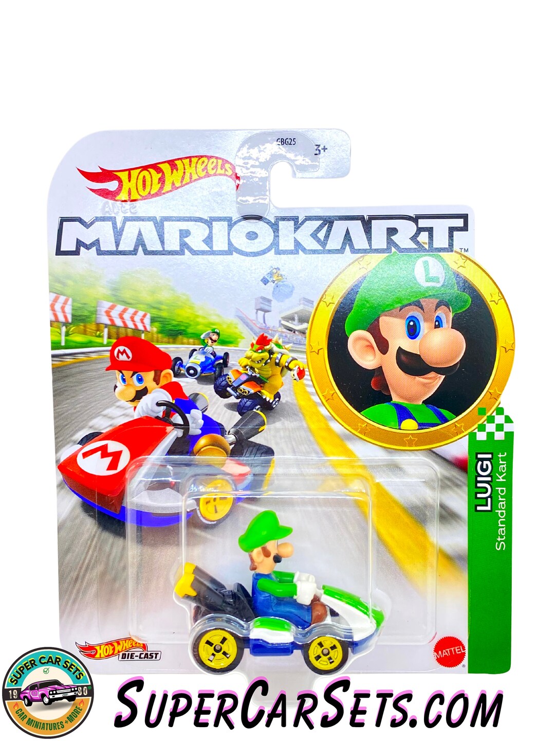 Luigi Standard Kart Mario Kart Hot Wheels Etsy