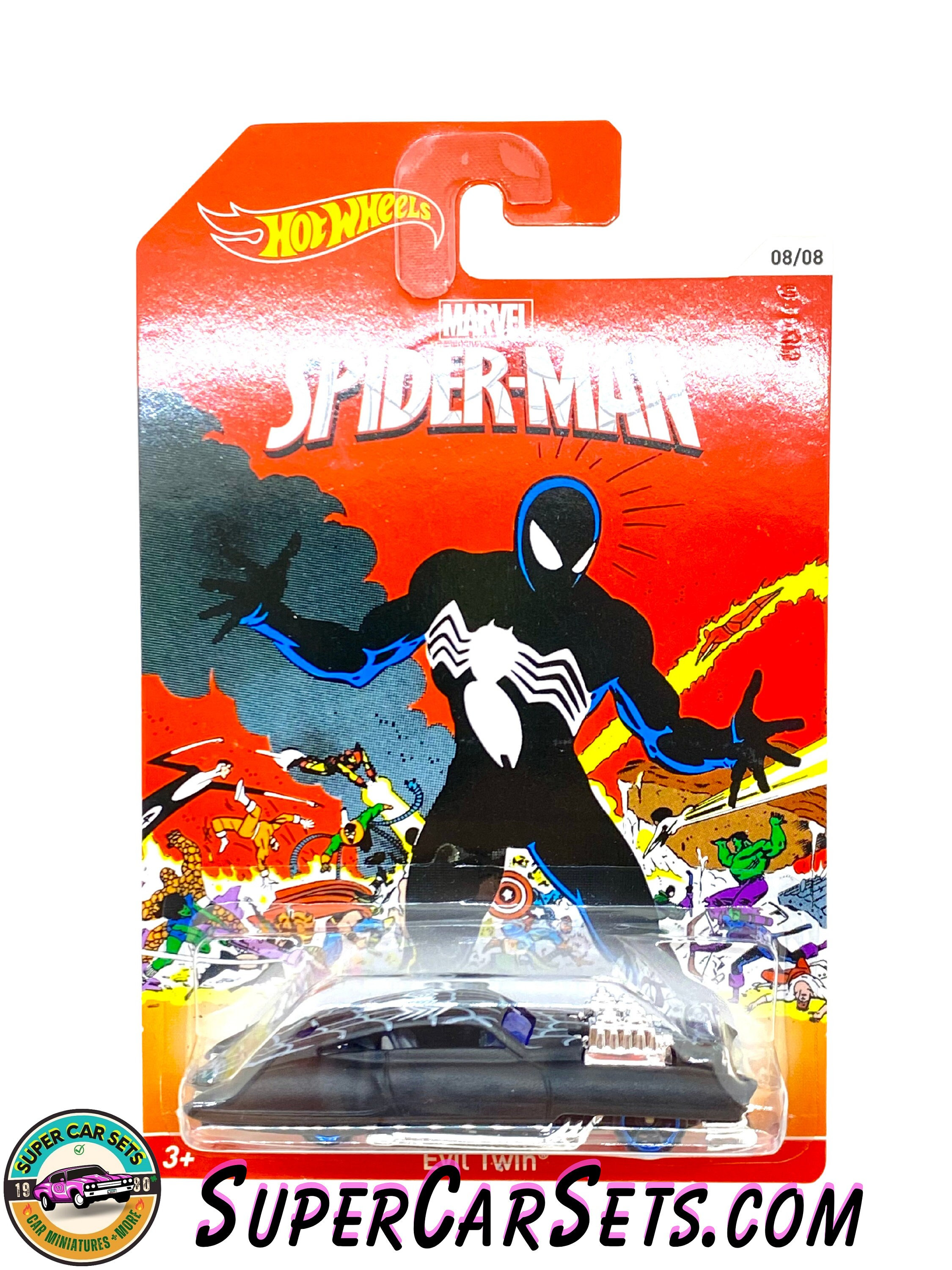 Hot Wheels - Marvel Spider-man - (8/8) Evil Twin (chase) - Etsy Canada