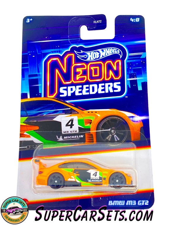 BMW M3 GT2 - Hot Wheels Neon Speeders (4/8) - Etsy Canada