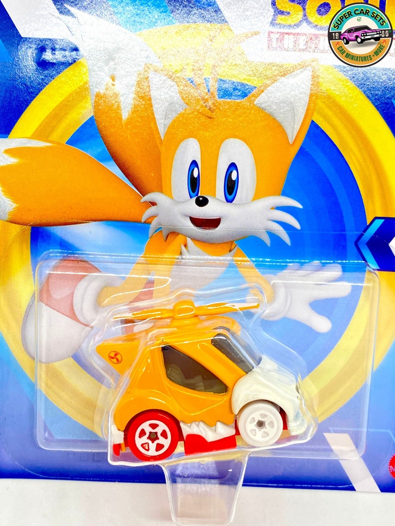 Sonic Tails Hot Wheels Character Cars - Etsy