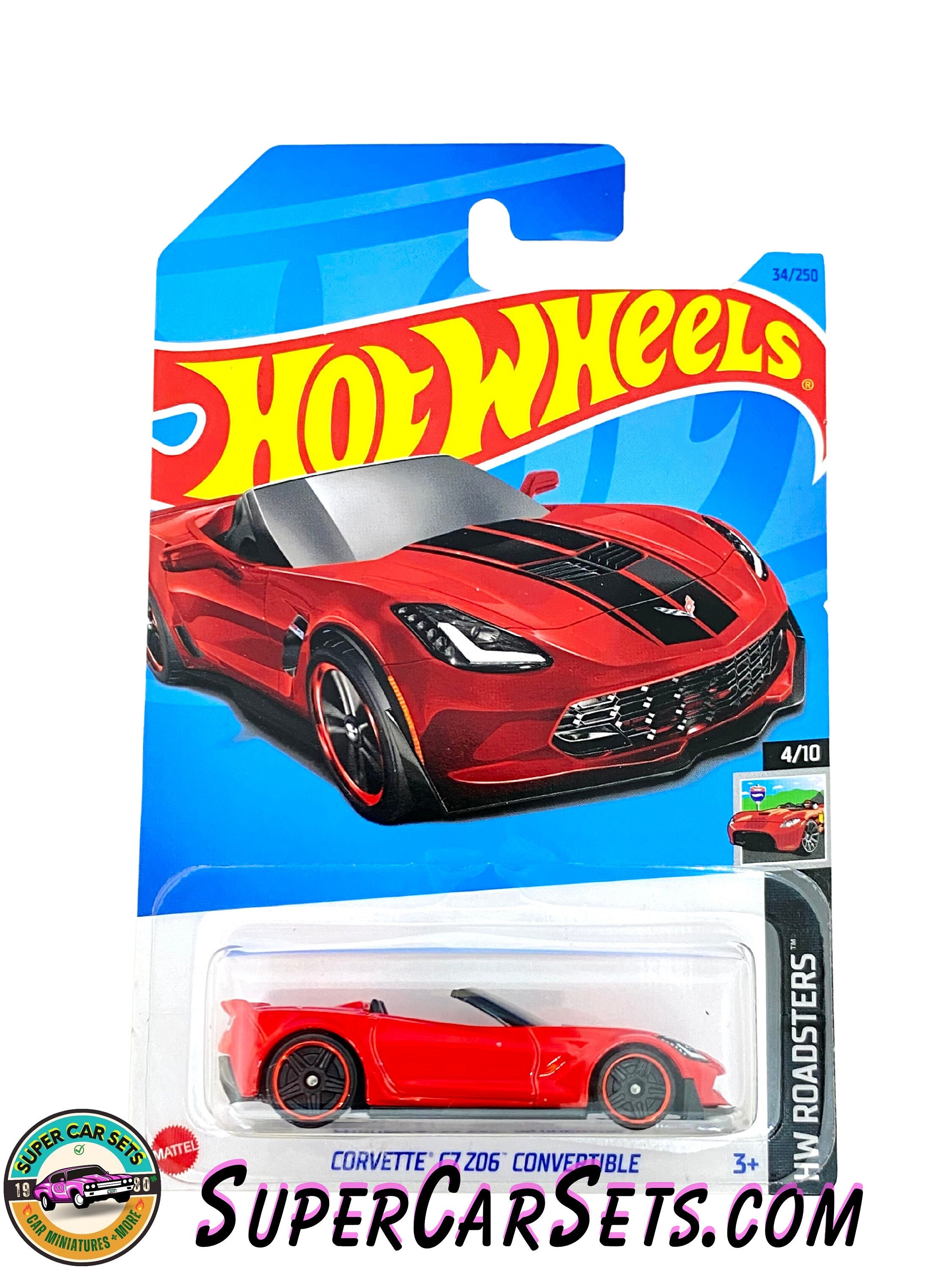 ホットウィール 2014 シボレー コルベット C7 レッド Corvette C7 Z06 Convertible (red Colour) - Hot Wheels HW Roadsters