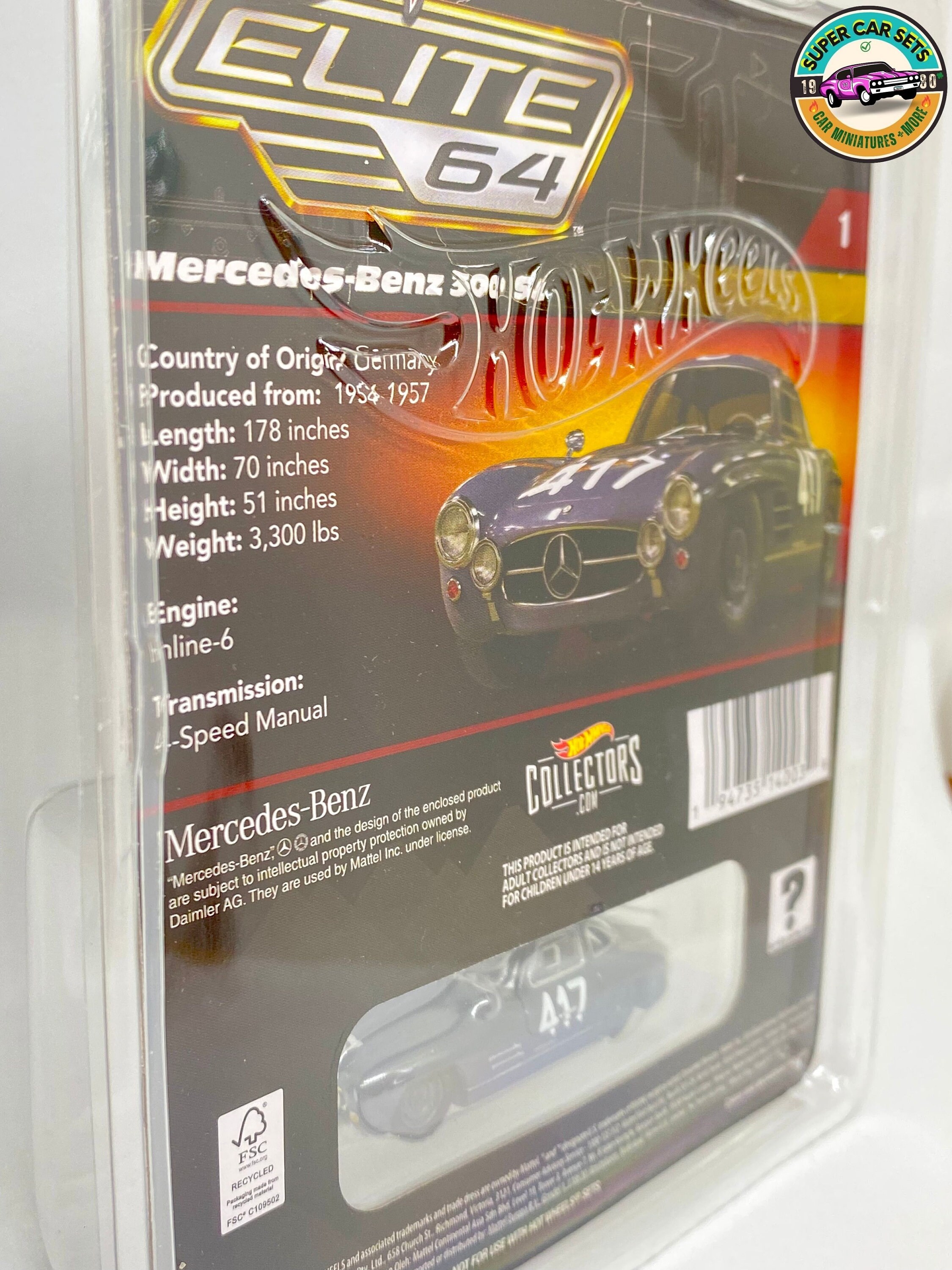 HWC Elite 64 Series Mercedes-Benz 300 SL – Mattel Creations