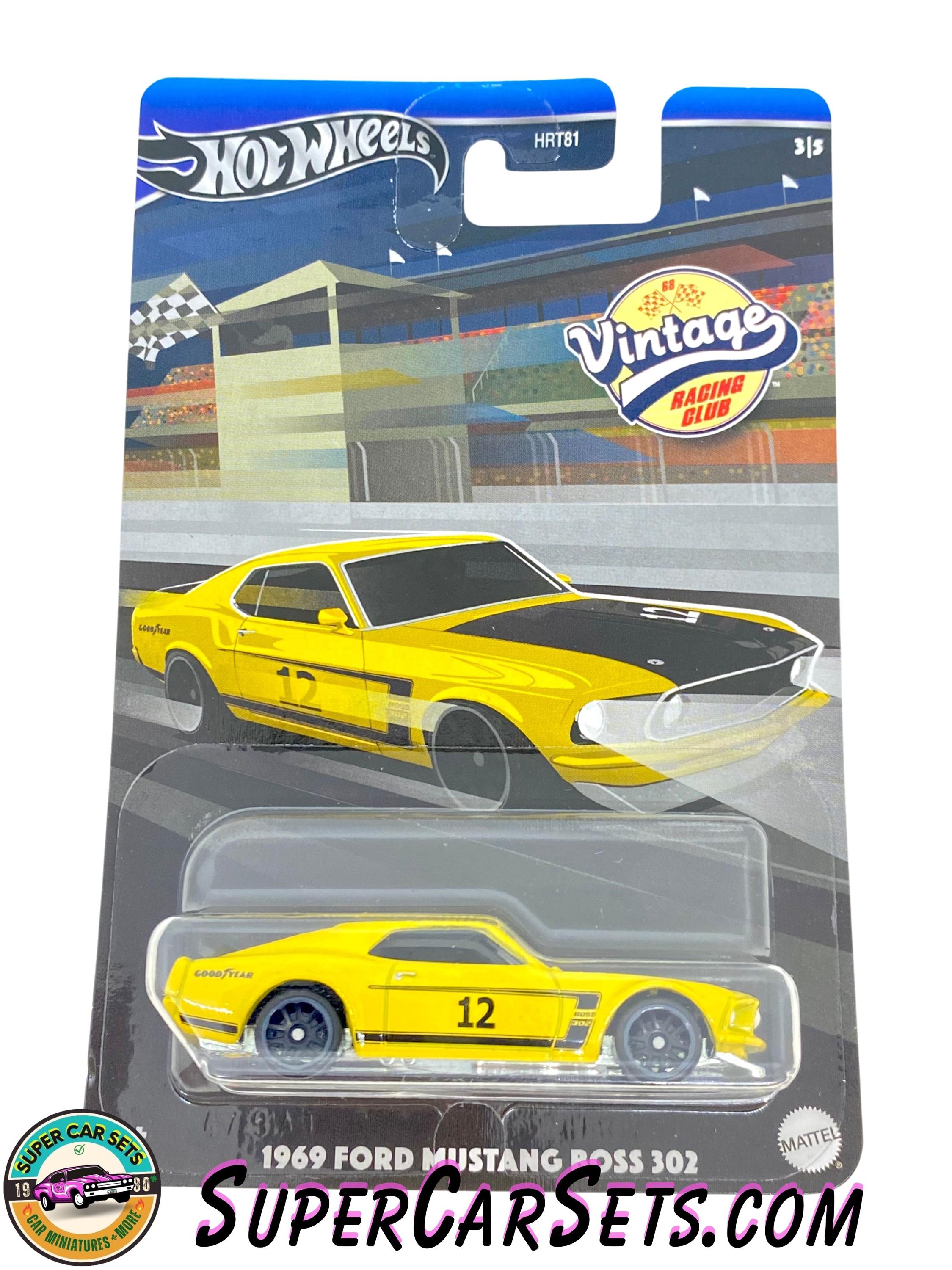 1969 Ford Mustang Boss 302 - Hot Wheels Vintage Racing Club - 2024 - Mix 2  (3/5) - Etsy, image size:2249x3000