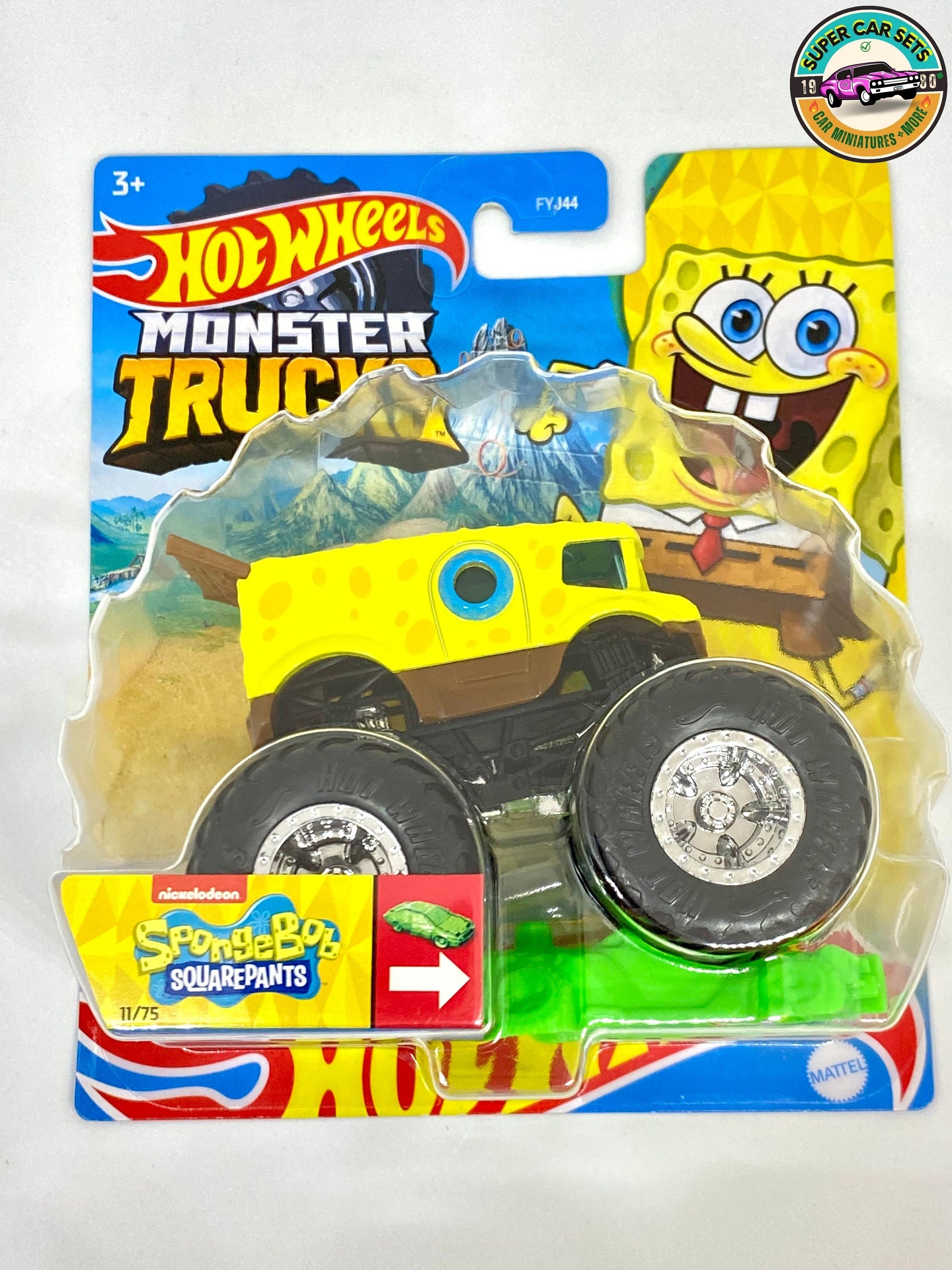 Hot Wheels Monster Trucks Bigfoot Azul - Mattel