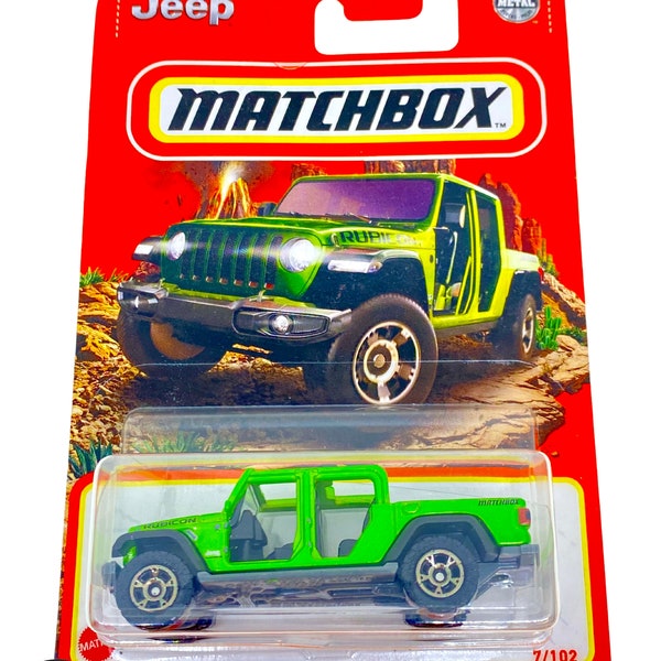 20 Jeep Gladiator (green colour) (7/102) - Matchbox