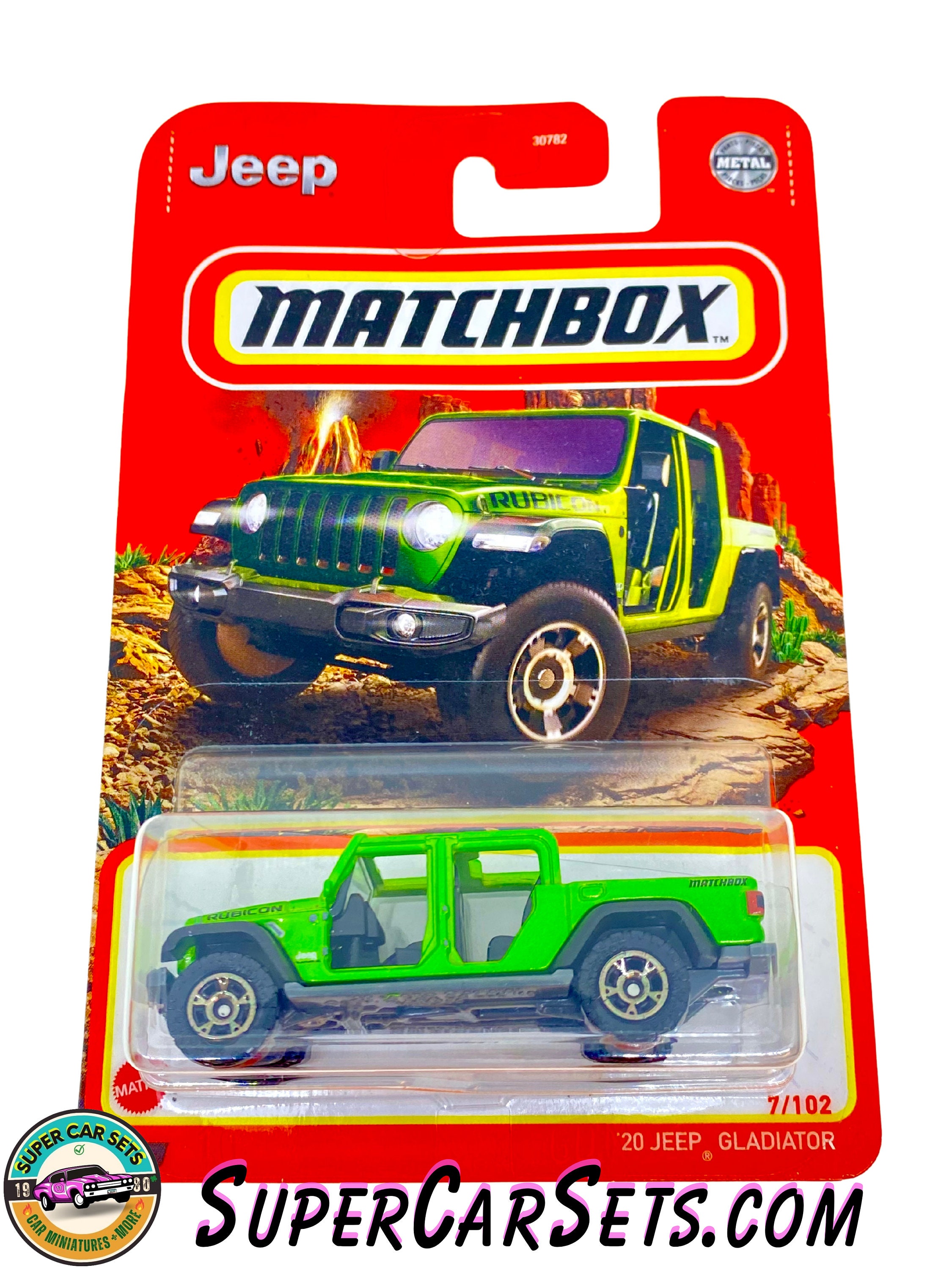 MATCHBOX 20 JEEP GLADIATOR グリーン 20 Jeep Gladiator (green Colour) (7/102) - Matchbox - Etsy