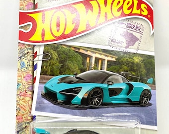McLaren Senna - Brazil - Hot Wheels World Class Racers Series (1/5) (small crack on the blister)